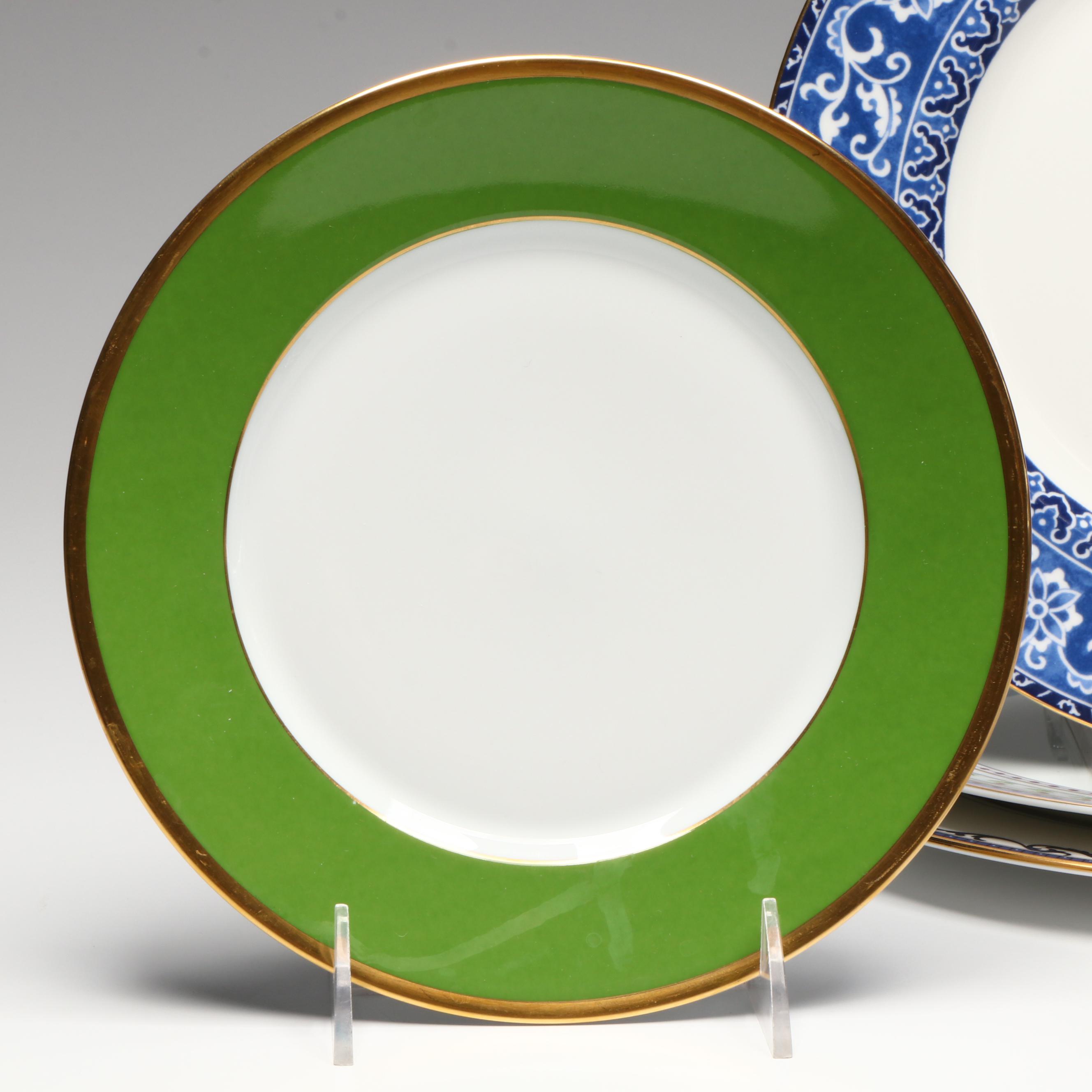 Gorham Crystal Decanter, Lenox Porcelain Dinner Plate, and More Tableware