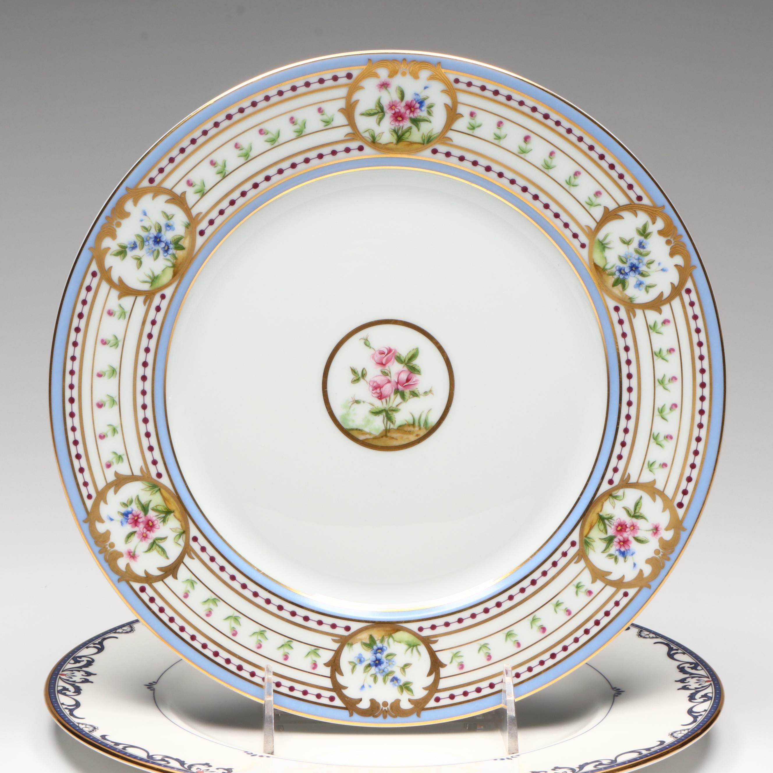 Gorham Crystal Decanter, Lenox Porcelain Dinner Plate, and More Tableware