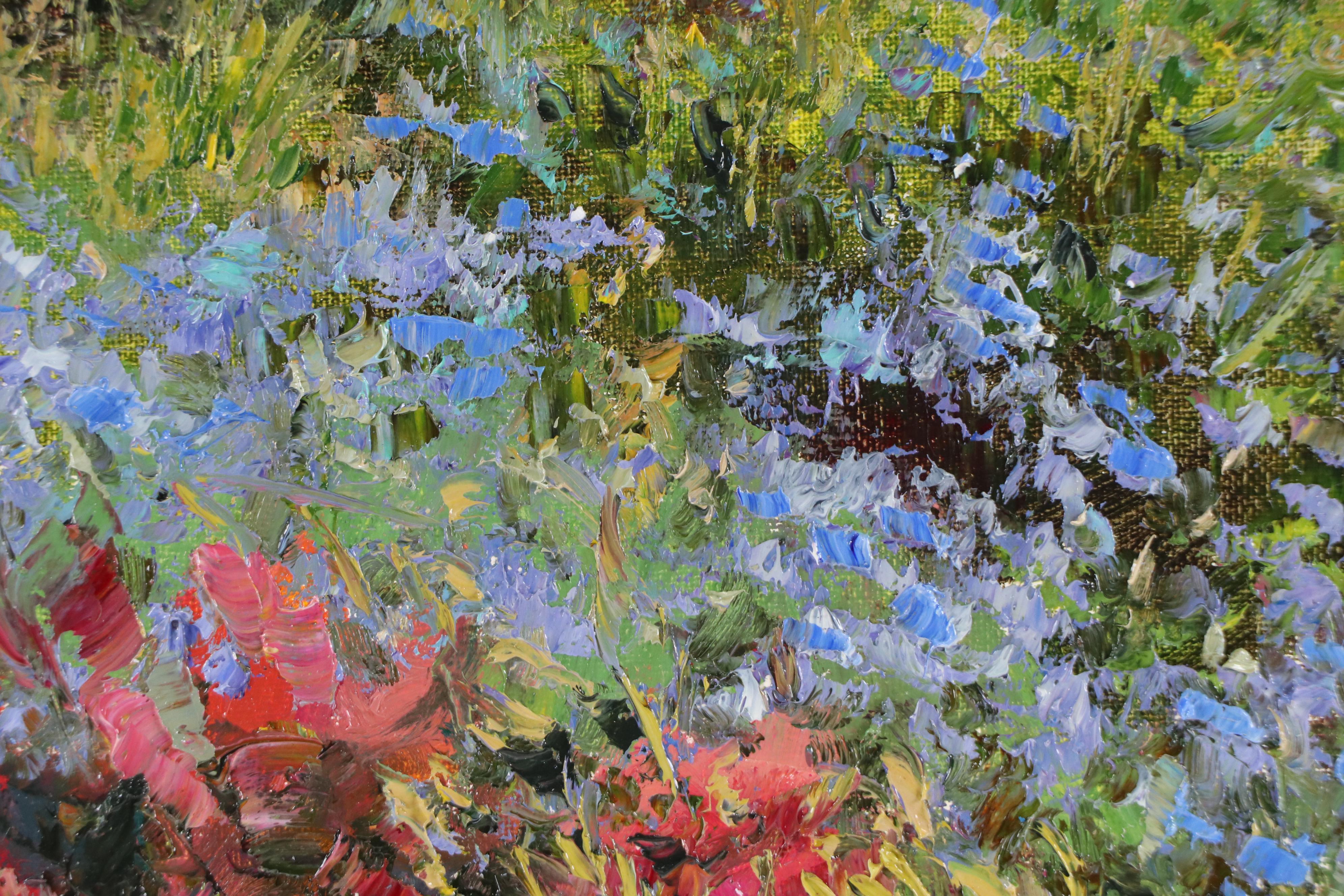 Garncarek Aleksander Floral Landscape Oil Painting, 2025