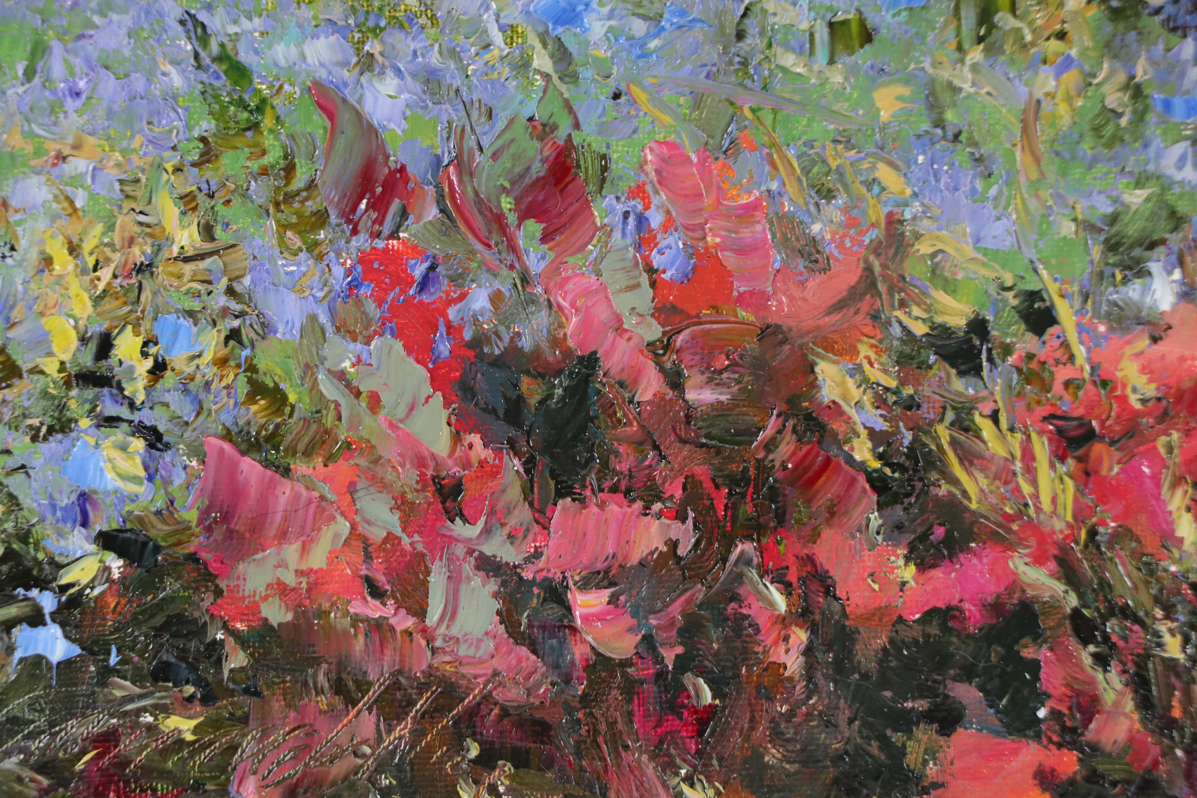 Garncarek Aleksander Floral Landscape Oil Painting, 2025