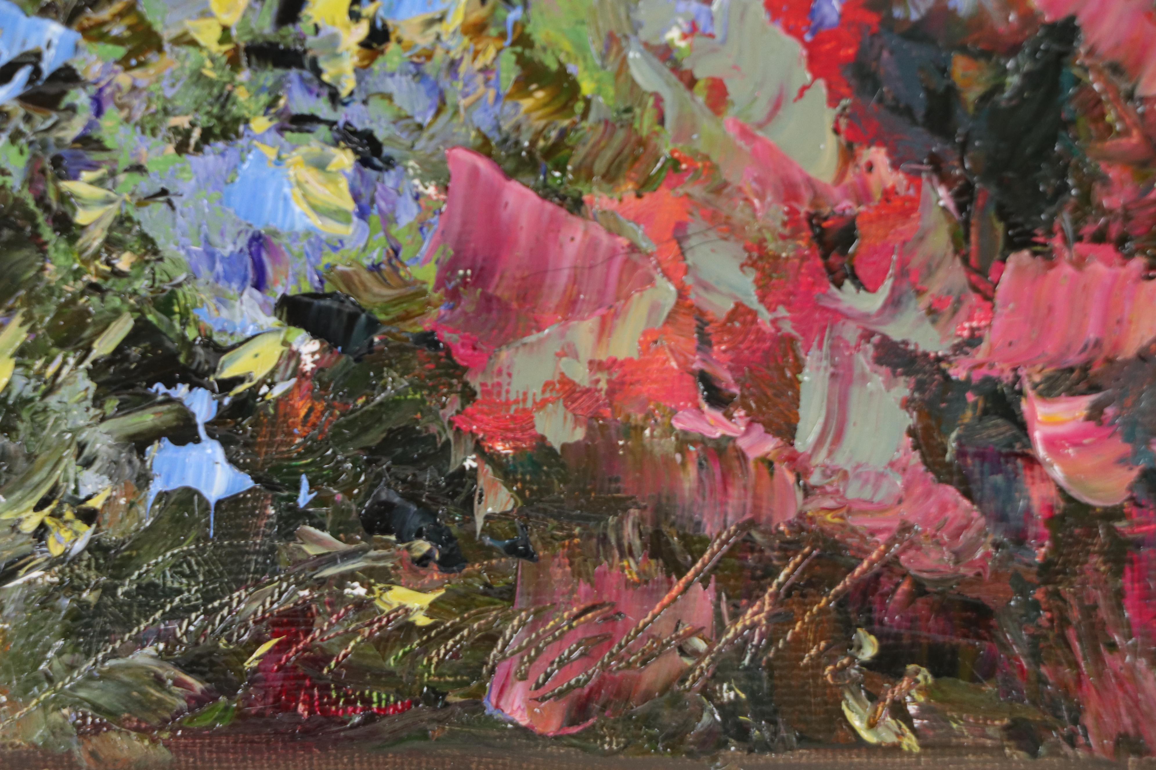 Garncarek Aleksander Floral Landscape Oil Painting, 2025