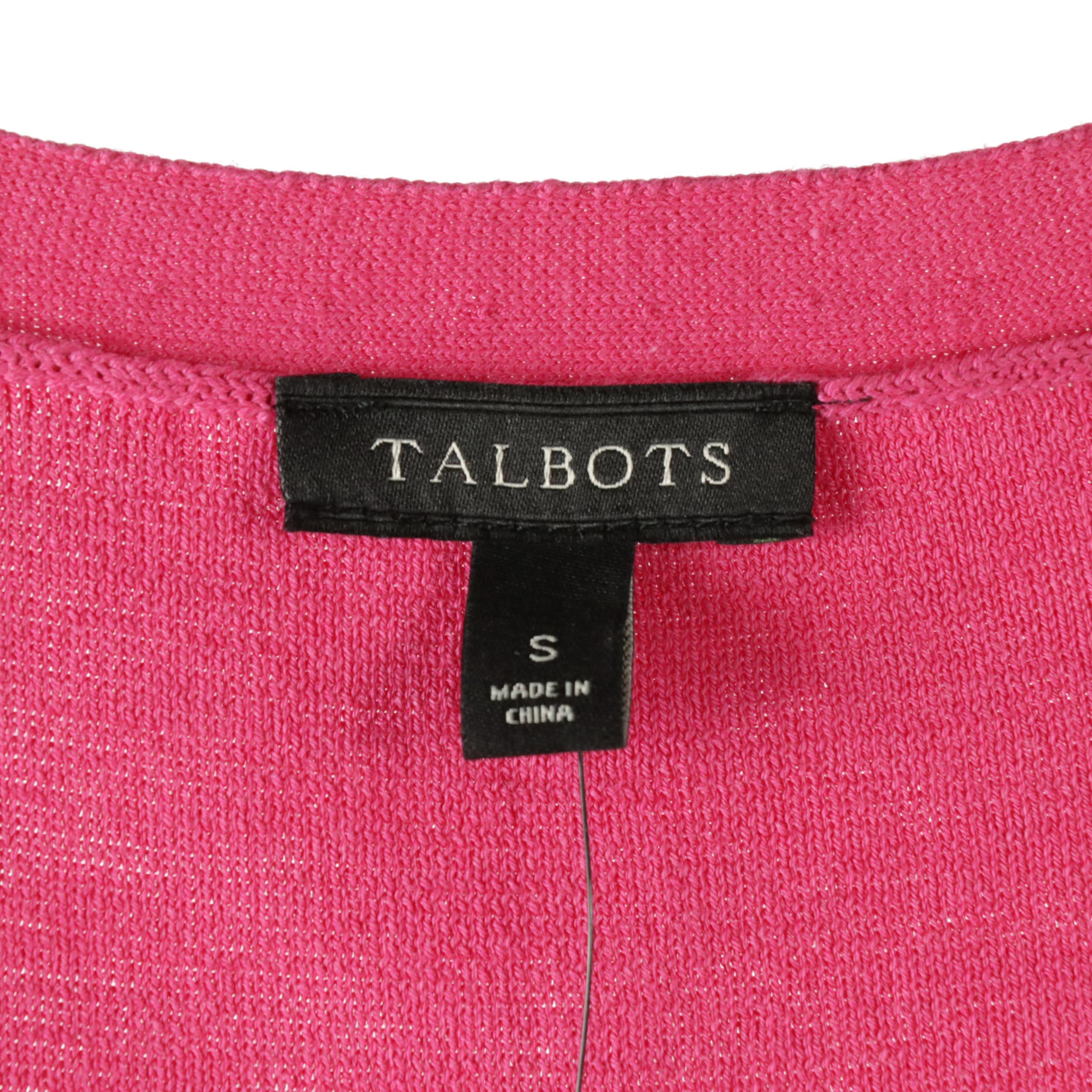 Talbots Floral Jacquard Pants, Pink Cotton Lace Blazer, and More, With Tags