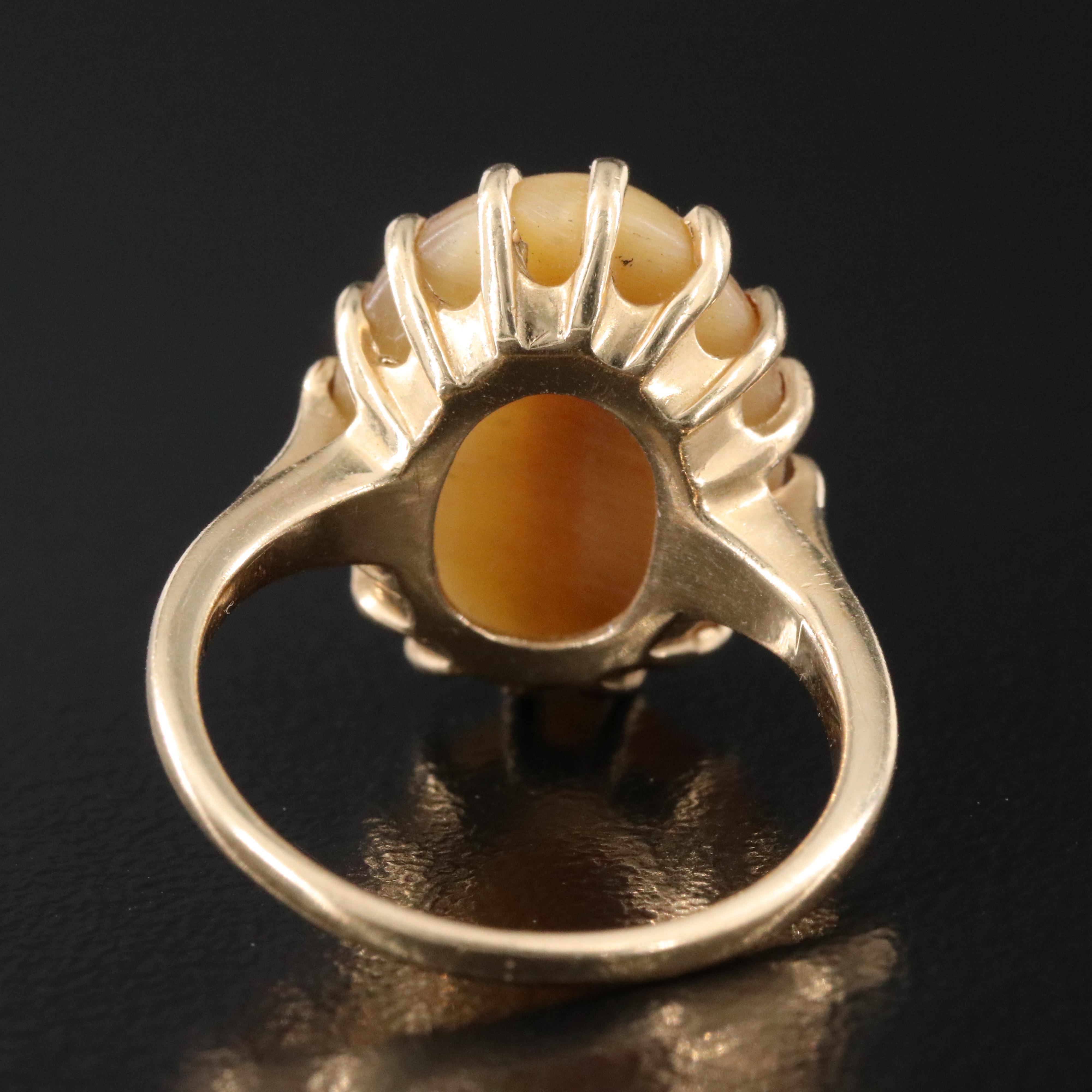 14K Tiger's Eye Ring
