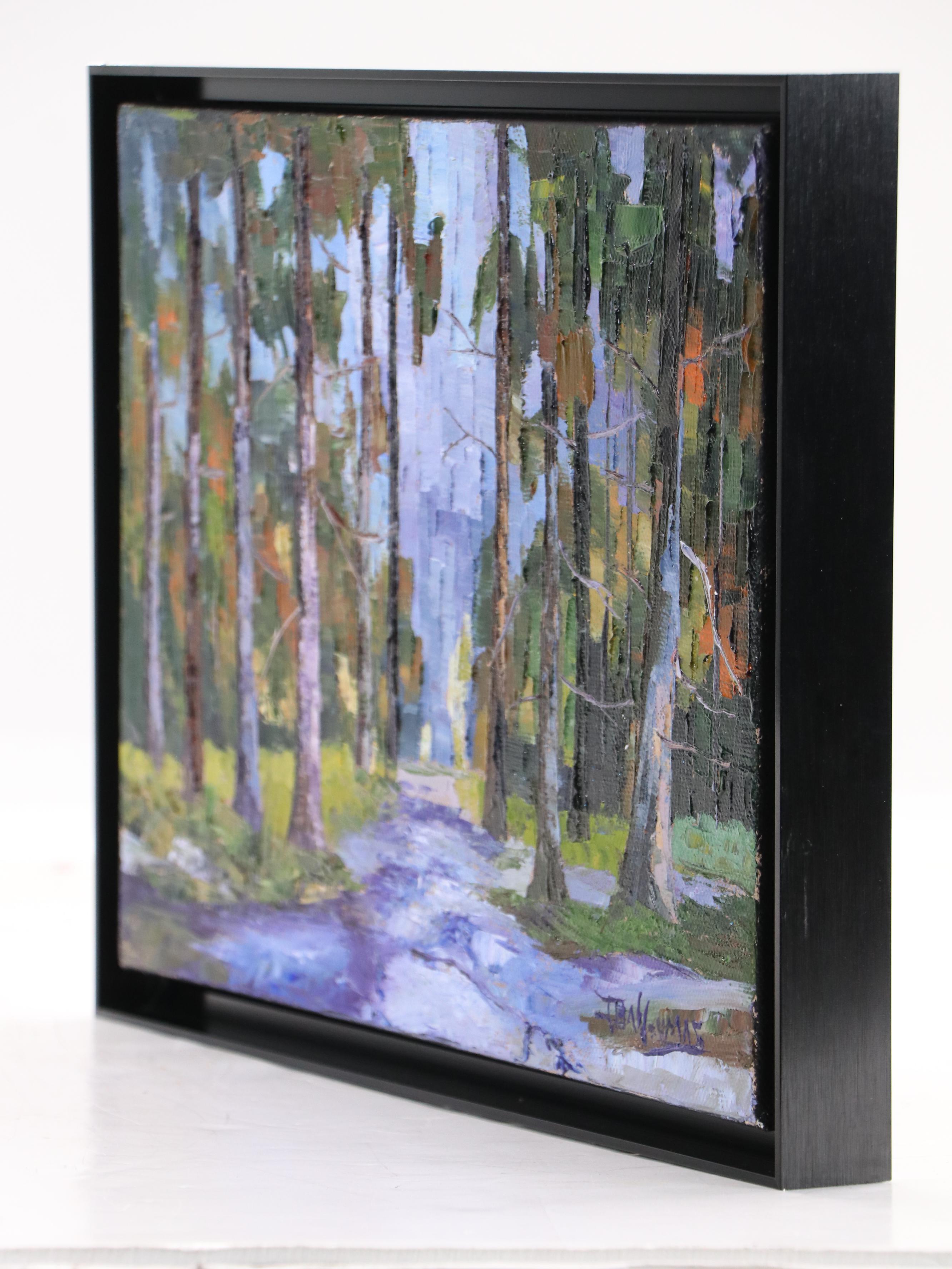 James Baldoumas Landscape Oil Painting "Forest Scene," 2025