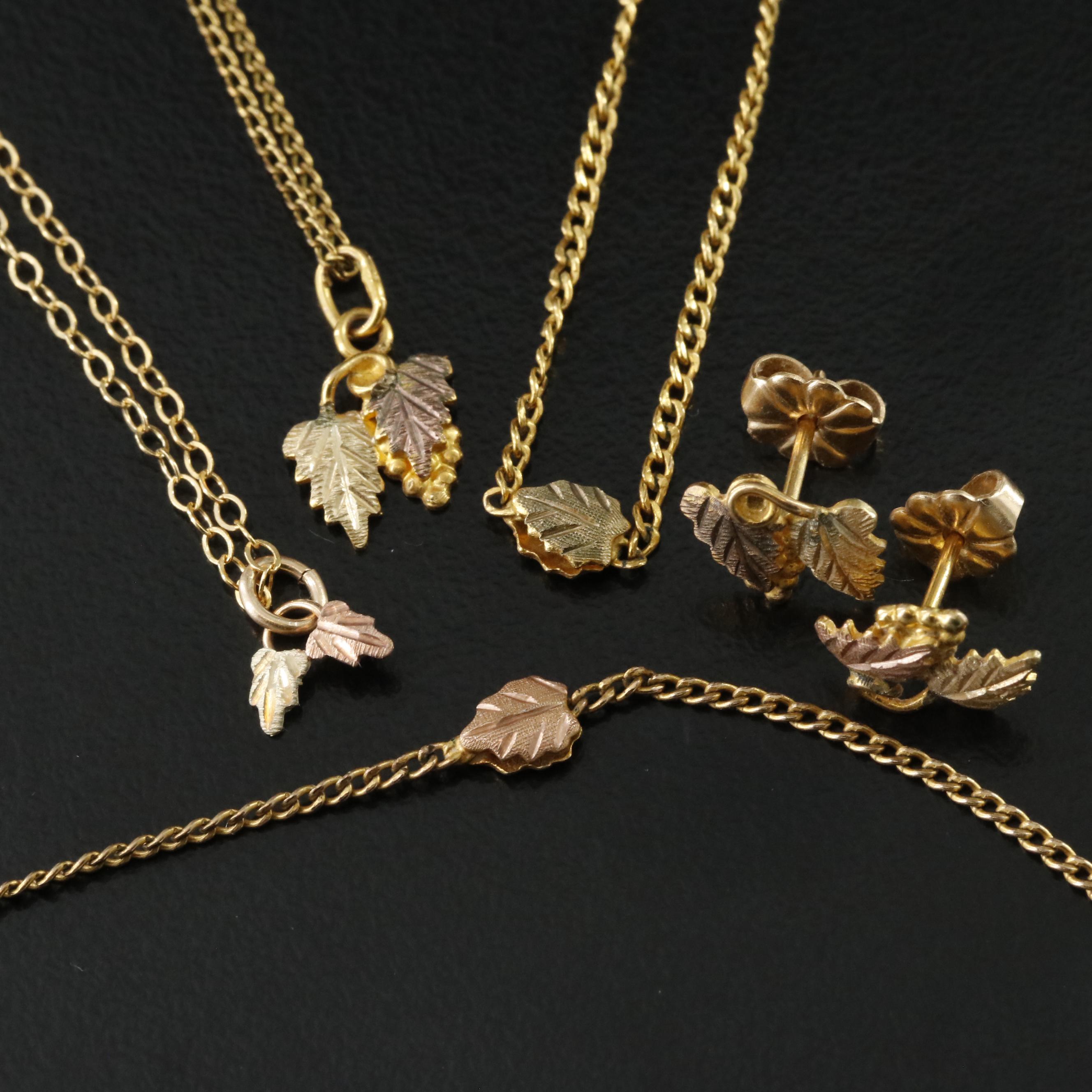 Collection of 14K Tri-Color and Gold-Filled Jewelry