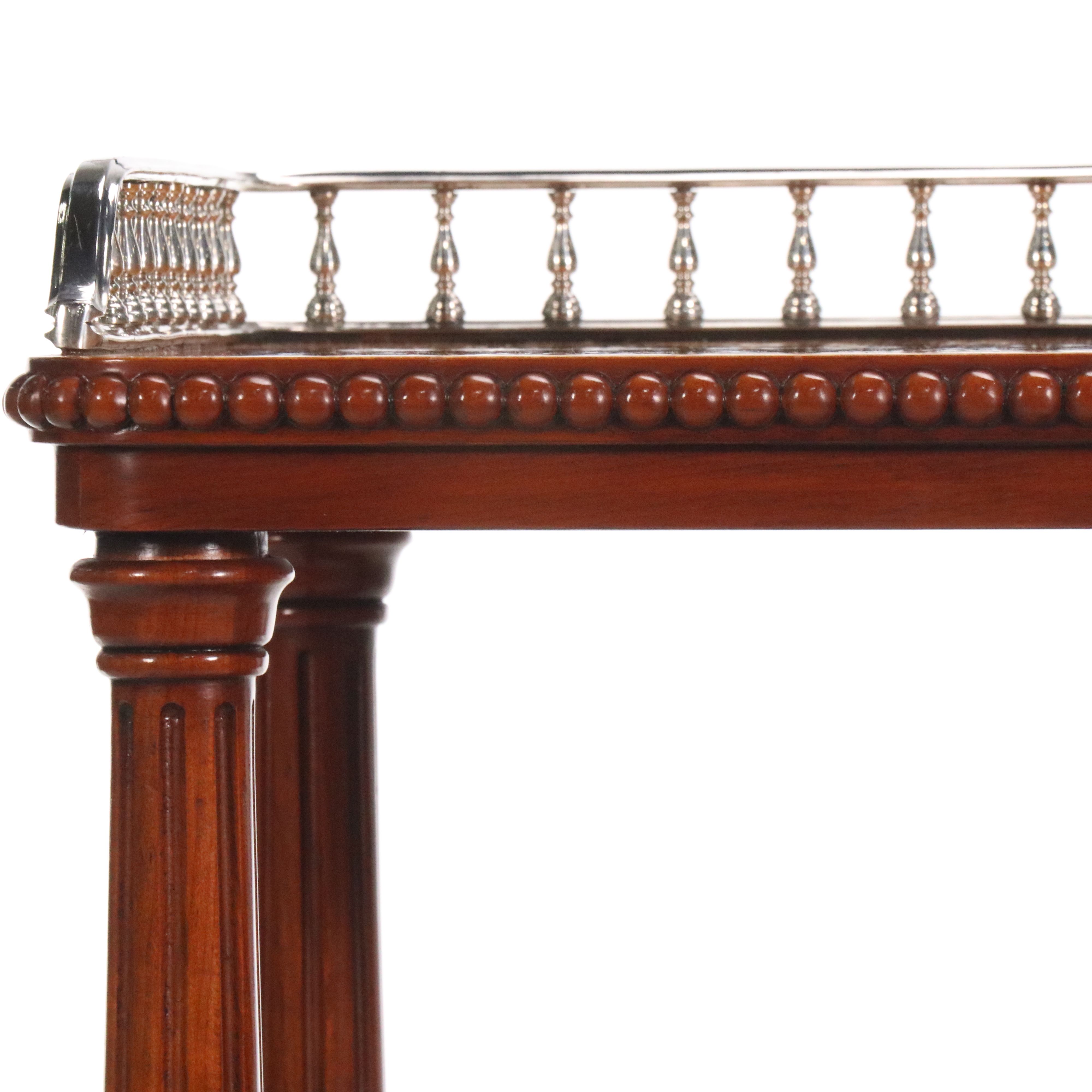 Pavlovsk Collection by Theodore Alexander Cherry and Burl Four-Tier Étagère