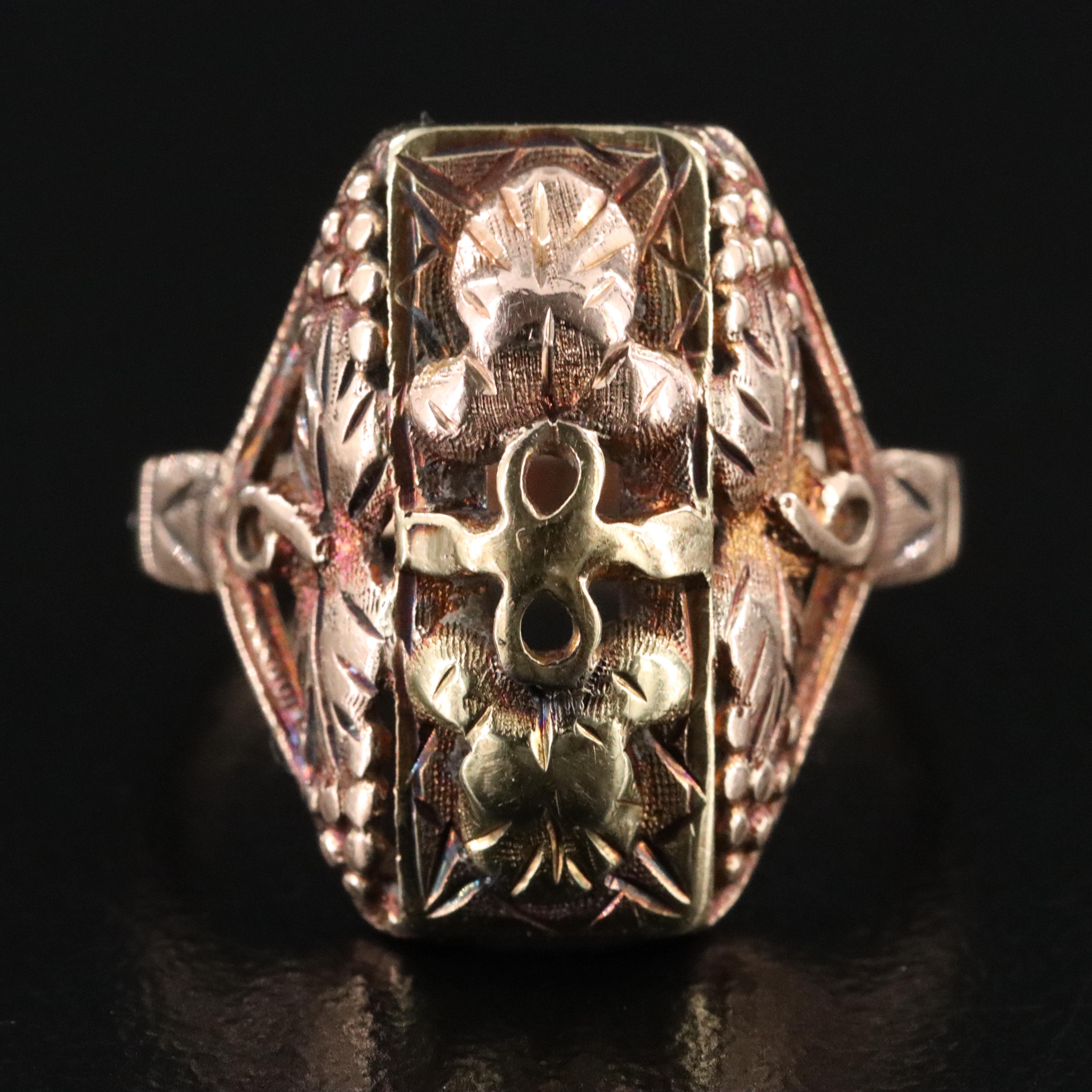 Black Hills Two-Tone Rose Gold Grape Ring