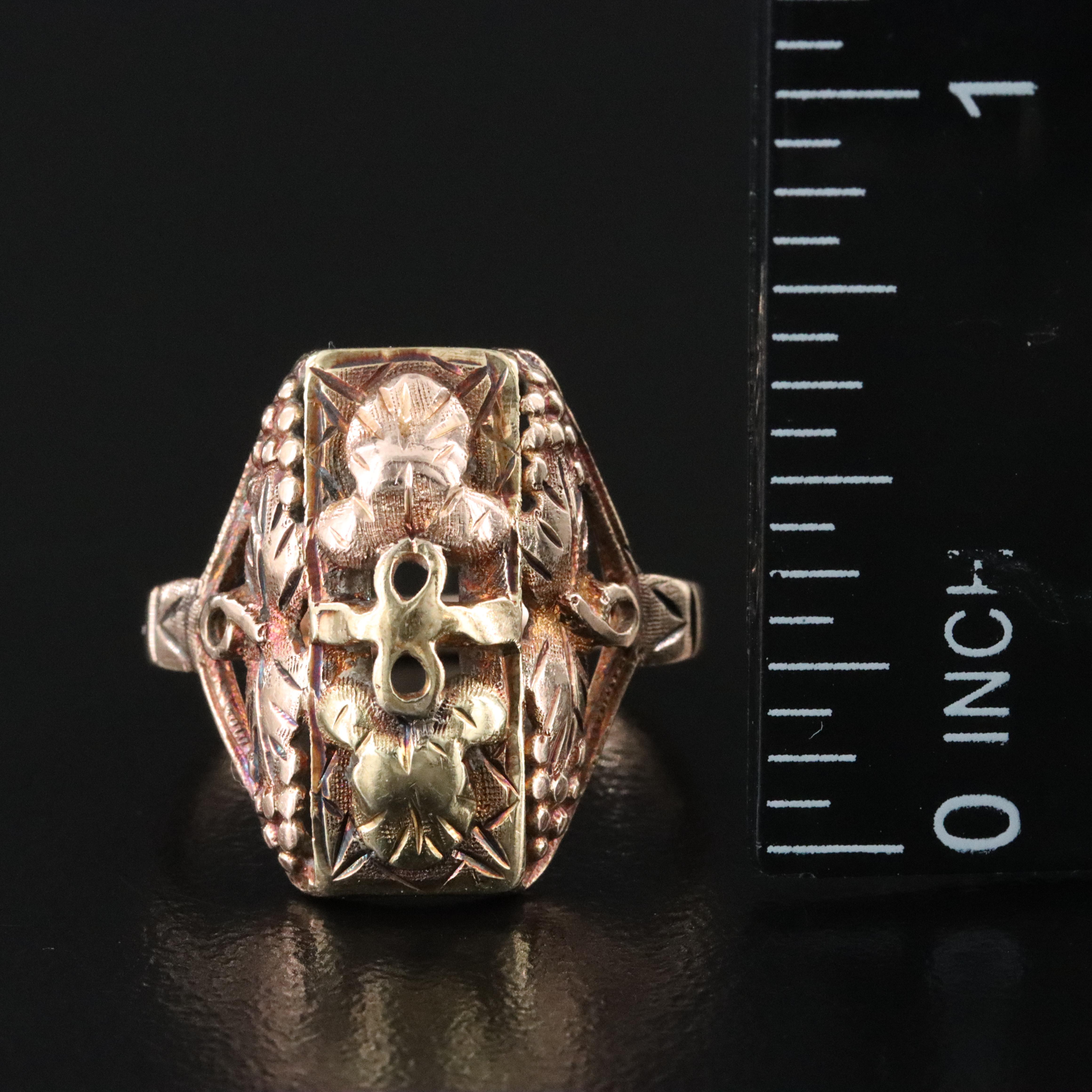 Black Hills Two-Tone Rose Gold Grape Ring