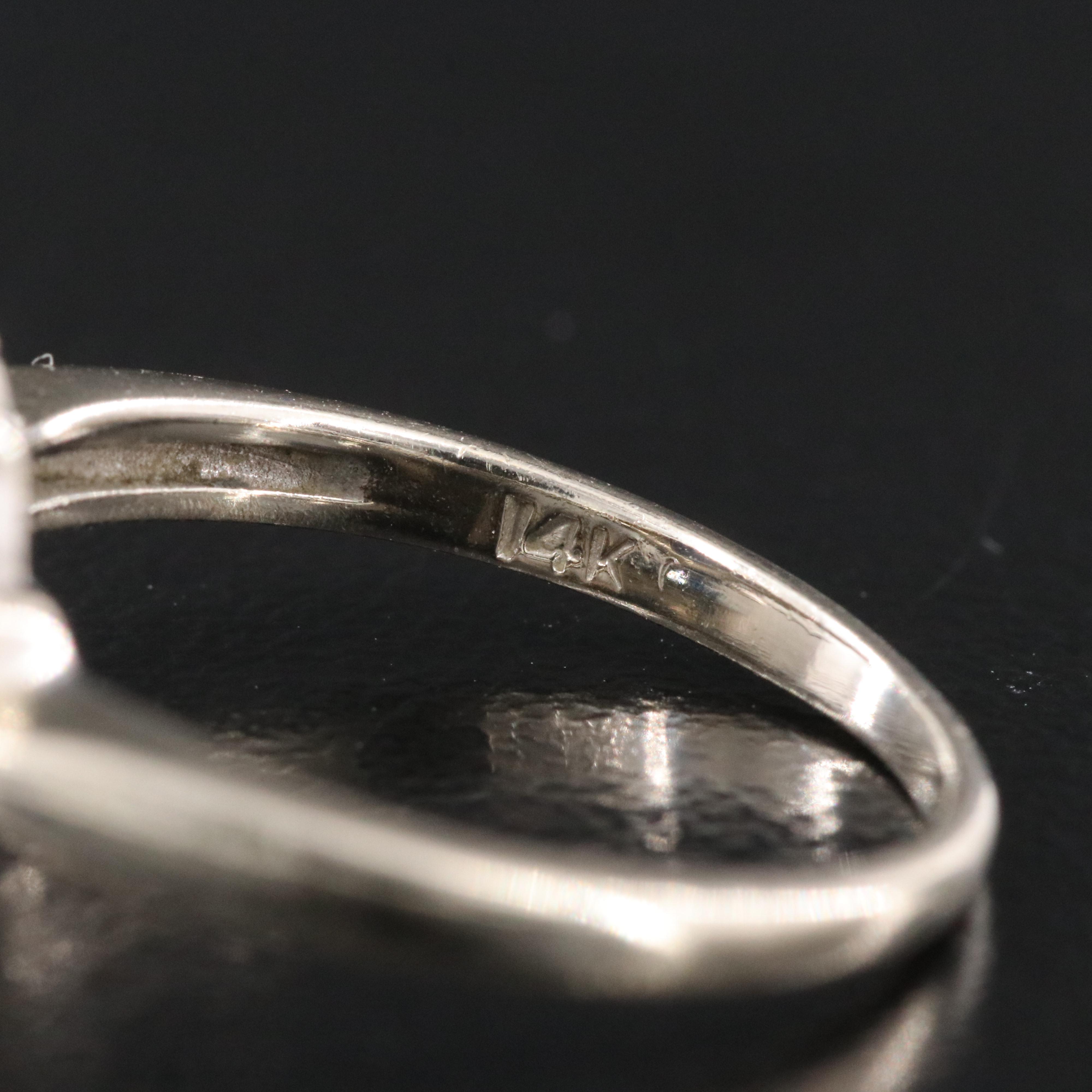 14K Star Sapphire and Diamond Ring