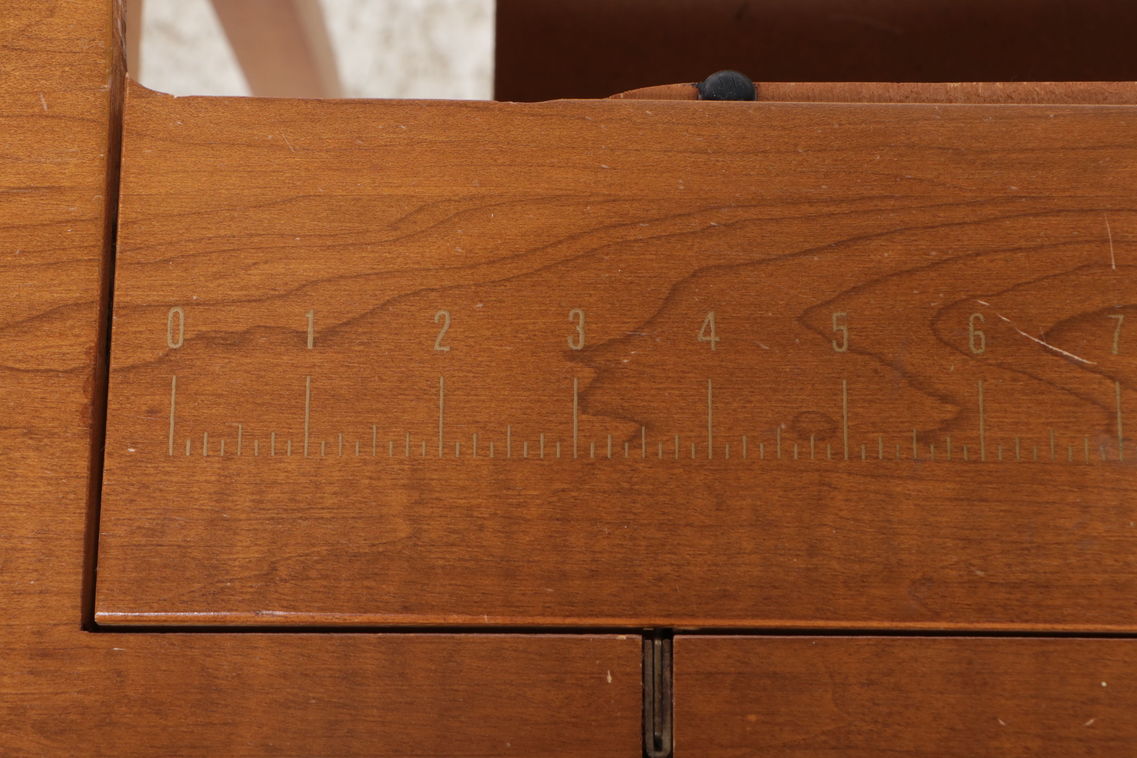 Vintage Walnut Sewing Machine Table