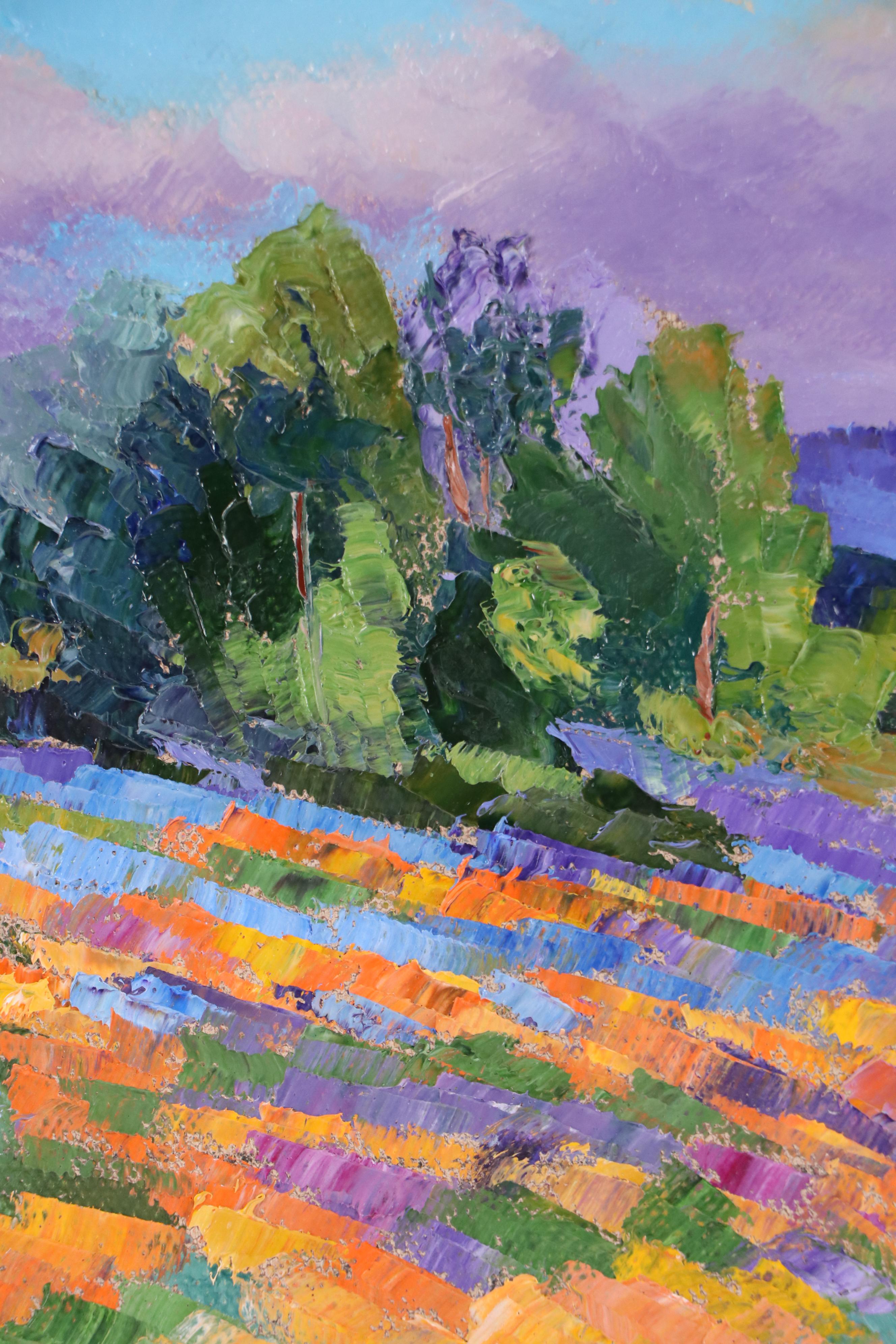 James Baldoumas Landscape Oil Painting "Wild Flowers," 2025