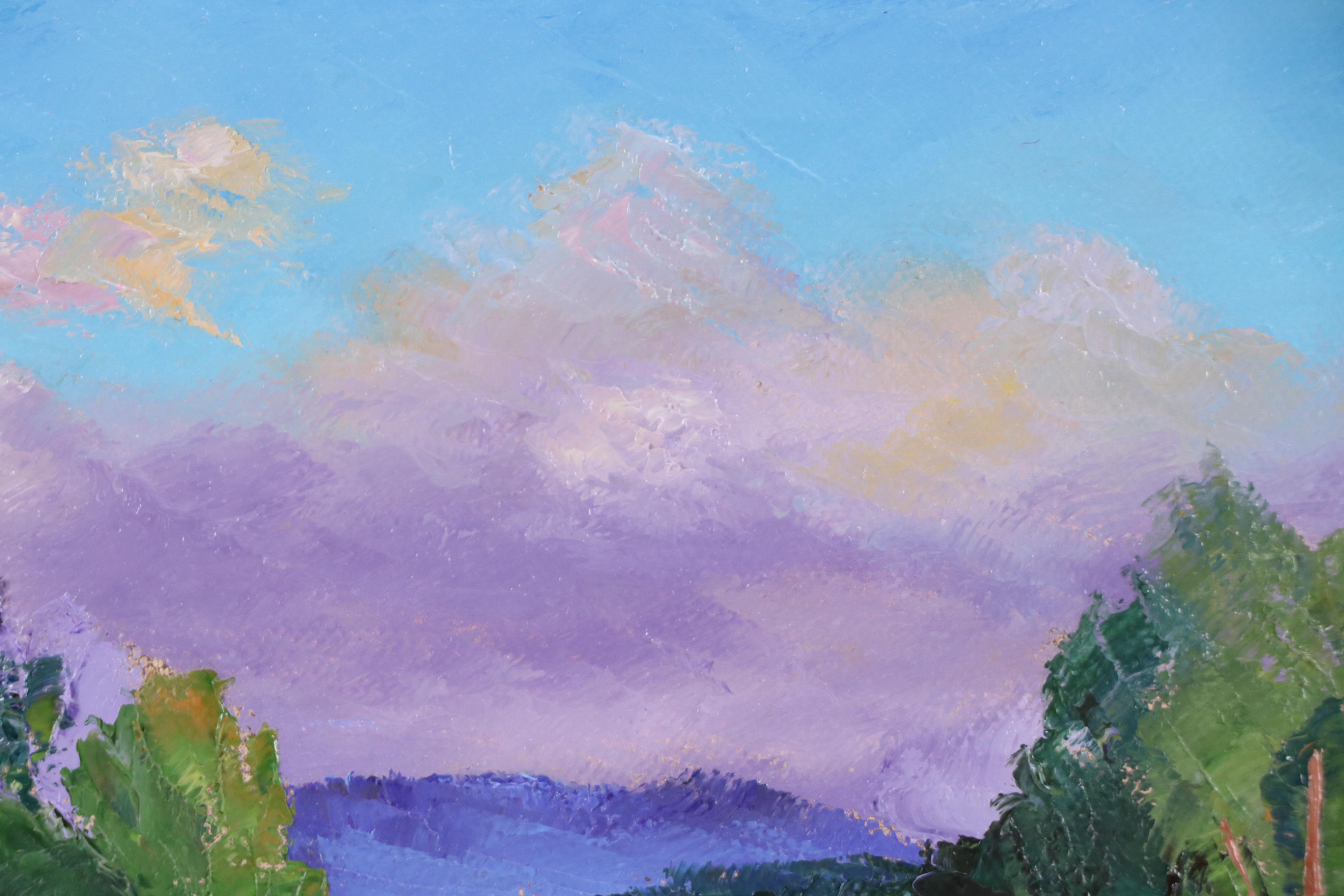 James Baldoumas Landscape Oil Painting "Wild Flowers," 2025