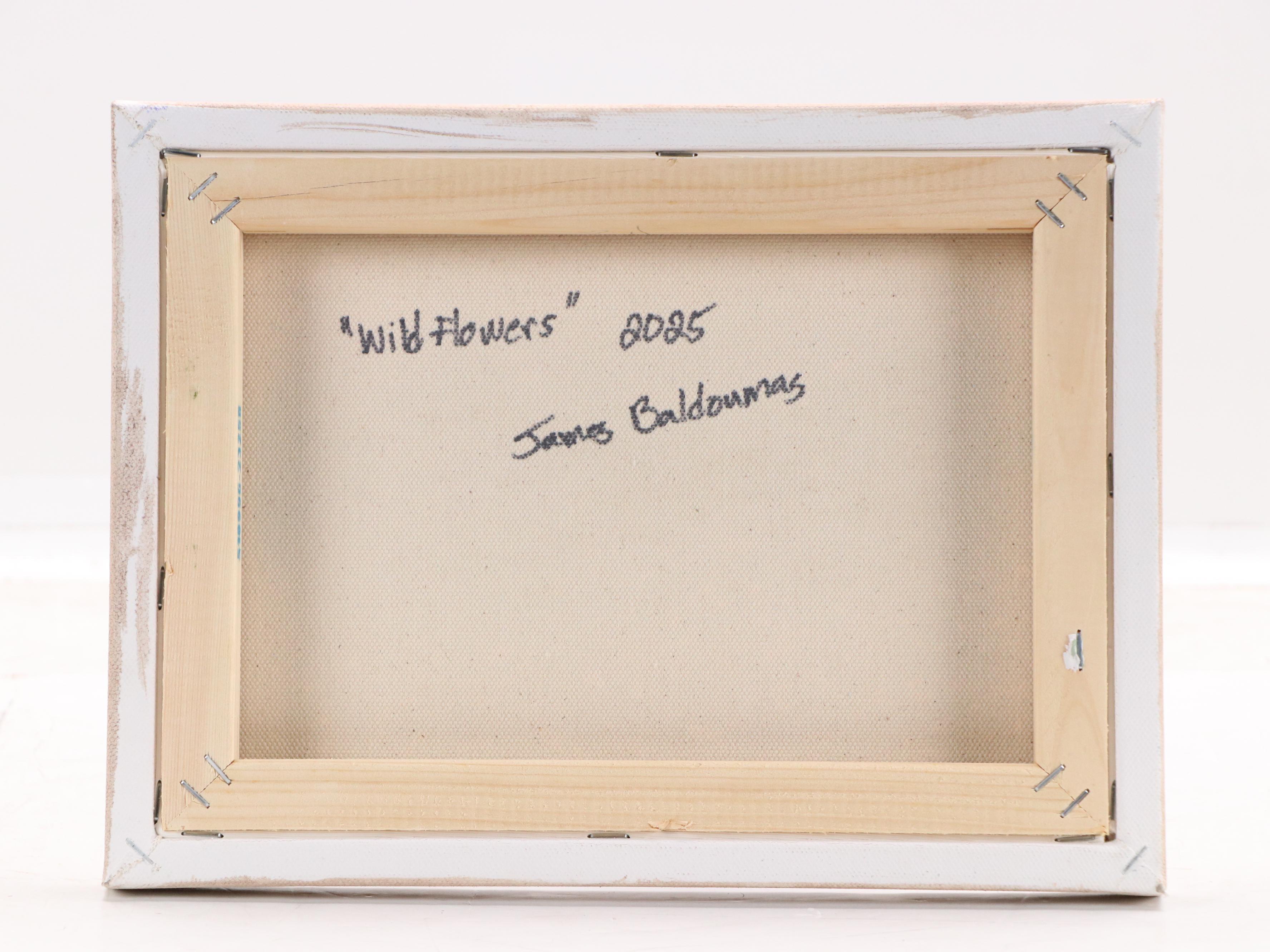 James Baldoumas Landscape Oil Painting "Wild Flowers," 2025