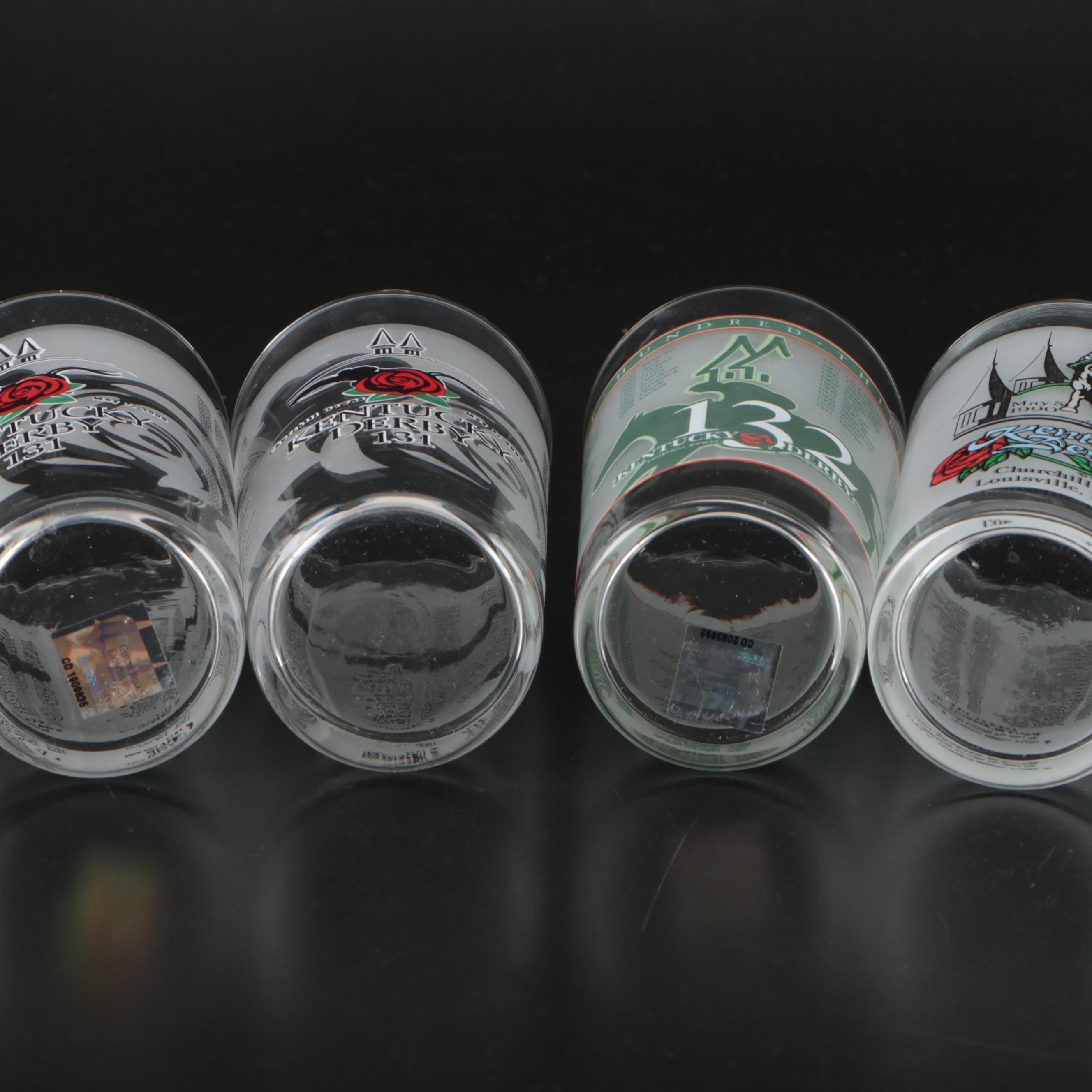 Kentucky Derby Official Annual Derby Julep Glass Tumbler Assortment