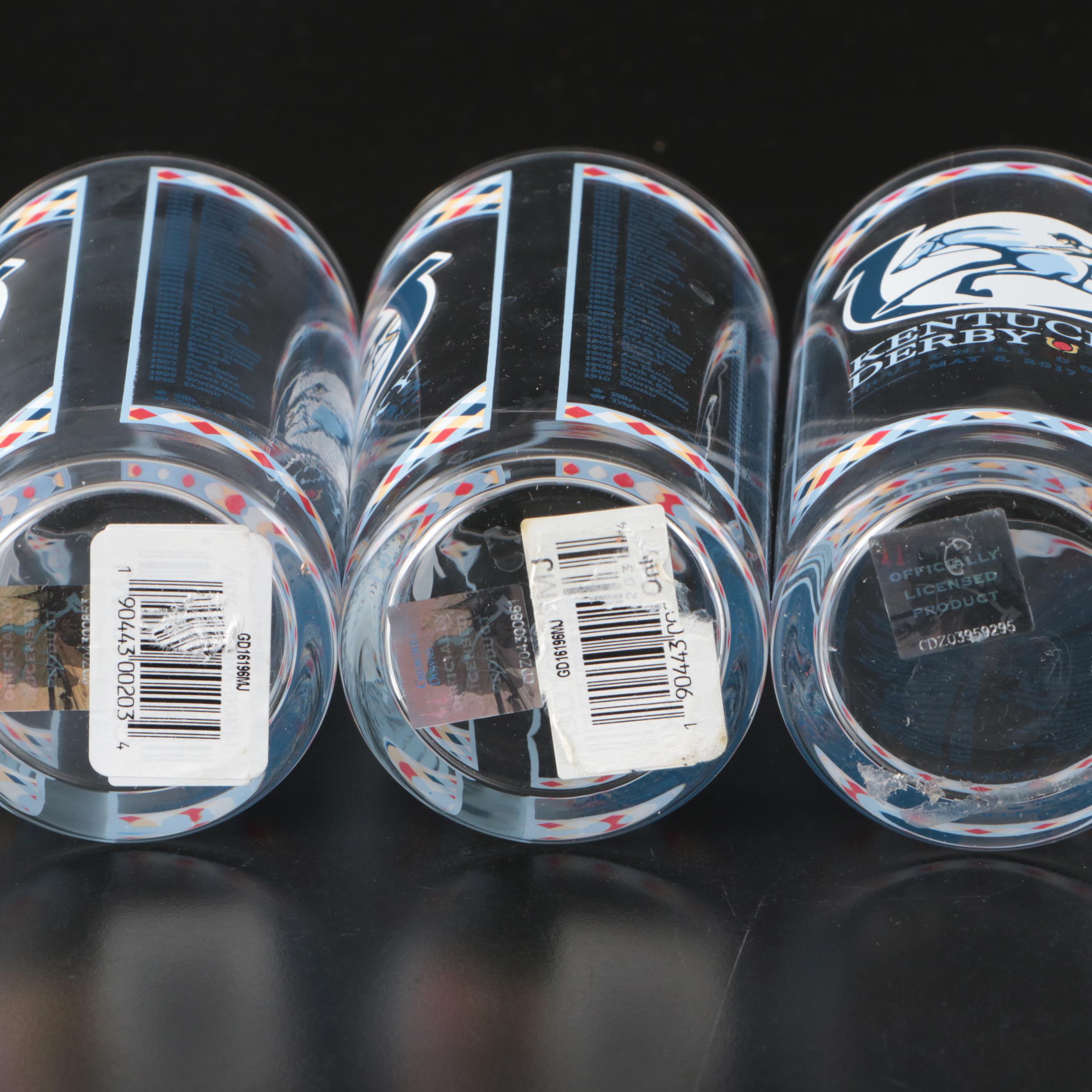 Kentucky Derby Official Annual Derby Julep Glass Tumbler Assortment