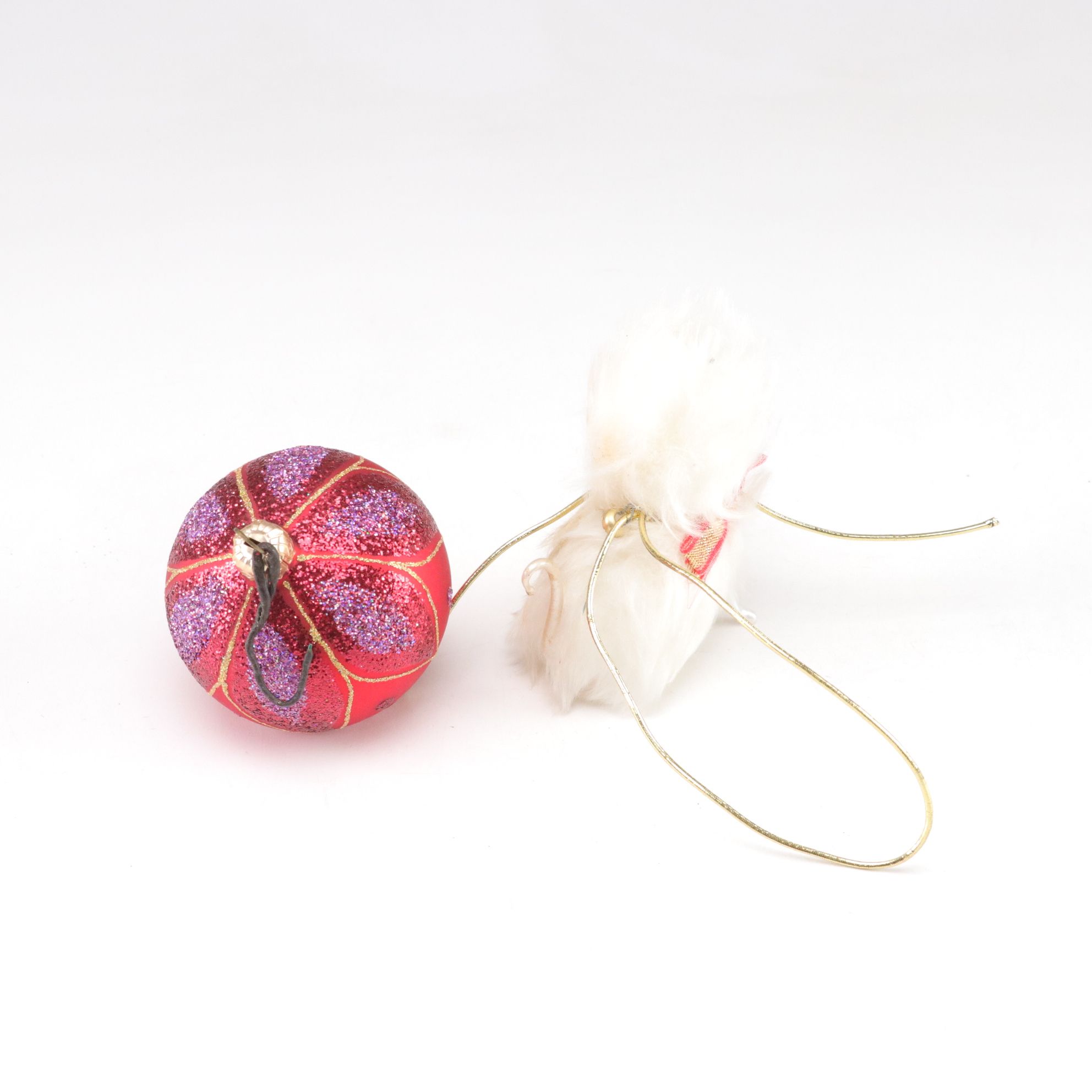 Poodle, Angel Moon, Swan and More Glitter and Blown Glass Ornaments