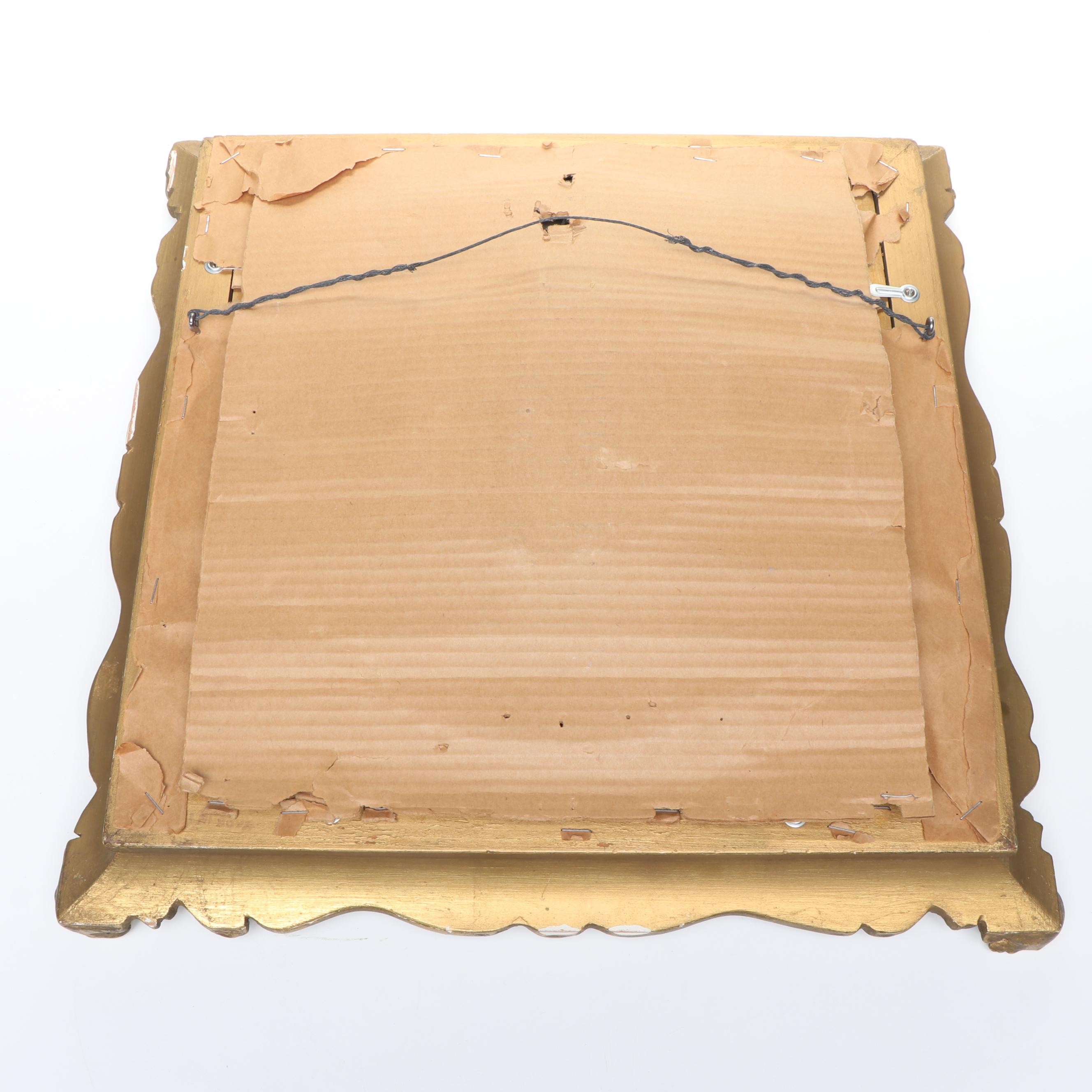 Framed Claire Maglin-Rochette Bleu Céleste Sèvres Style Plate, 19th–20th Century