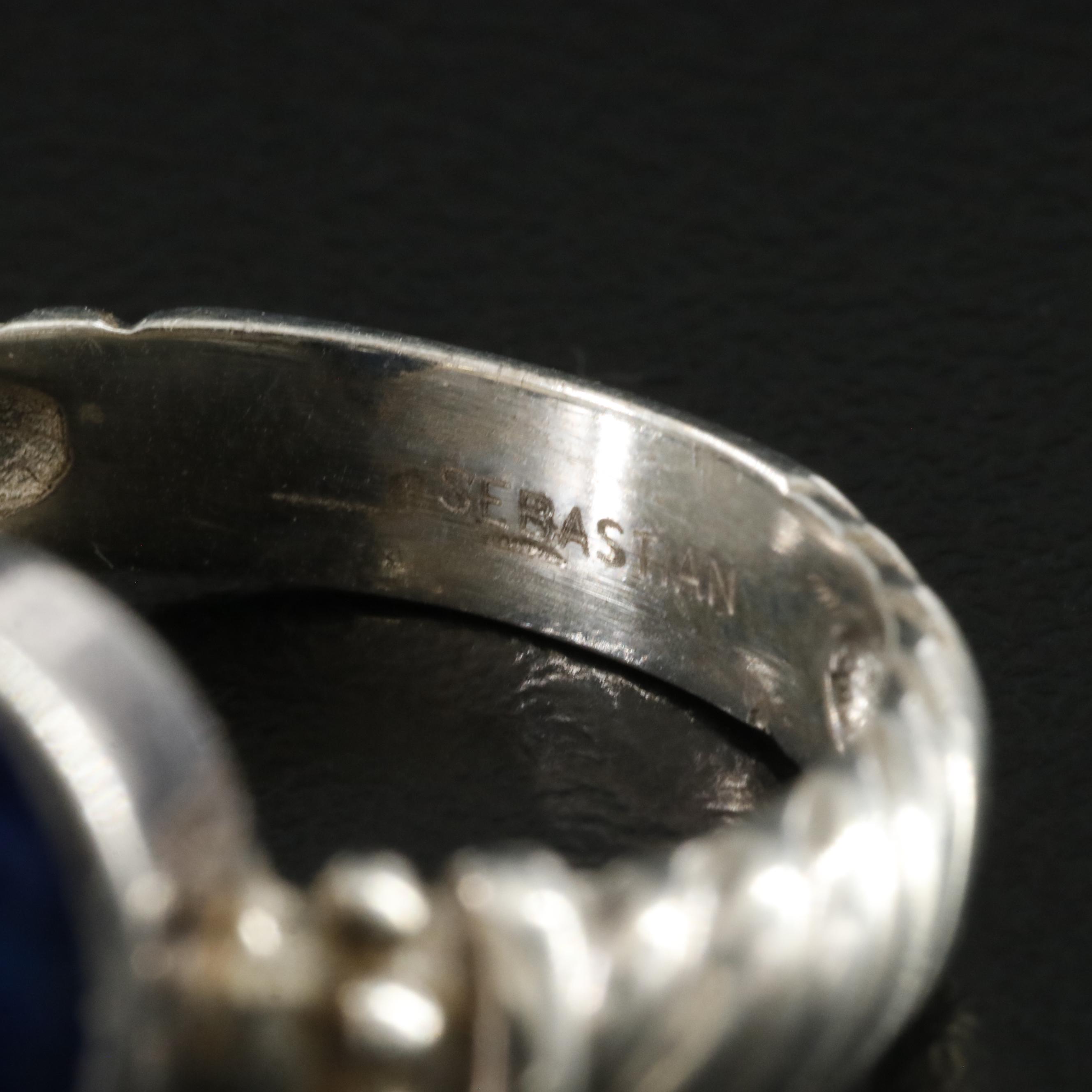 Sterling Sapphire Ring