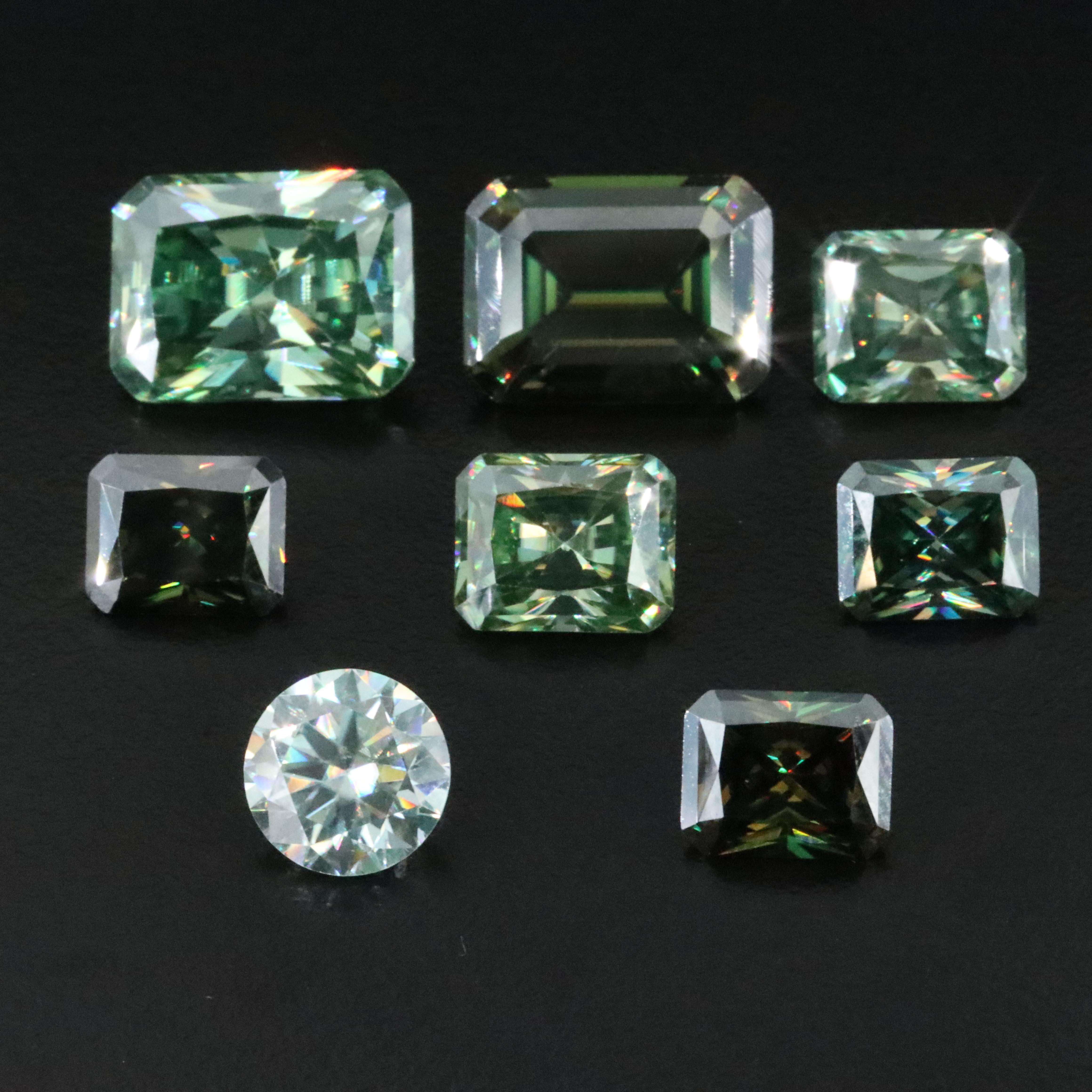 Loose 47.39 CTW Moissanite Lot