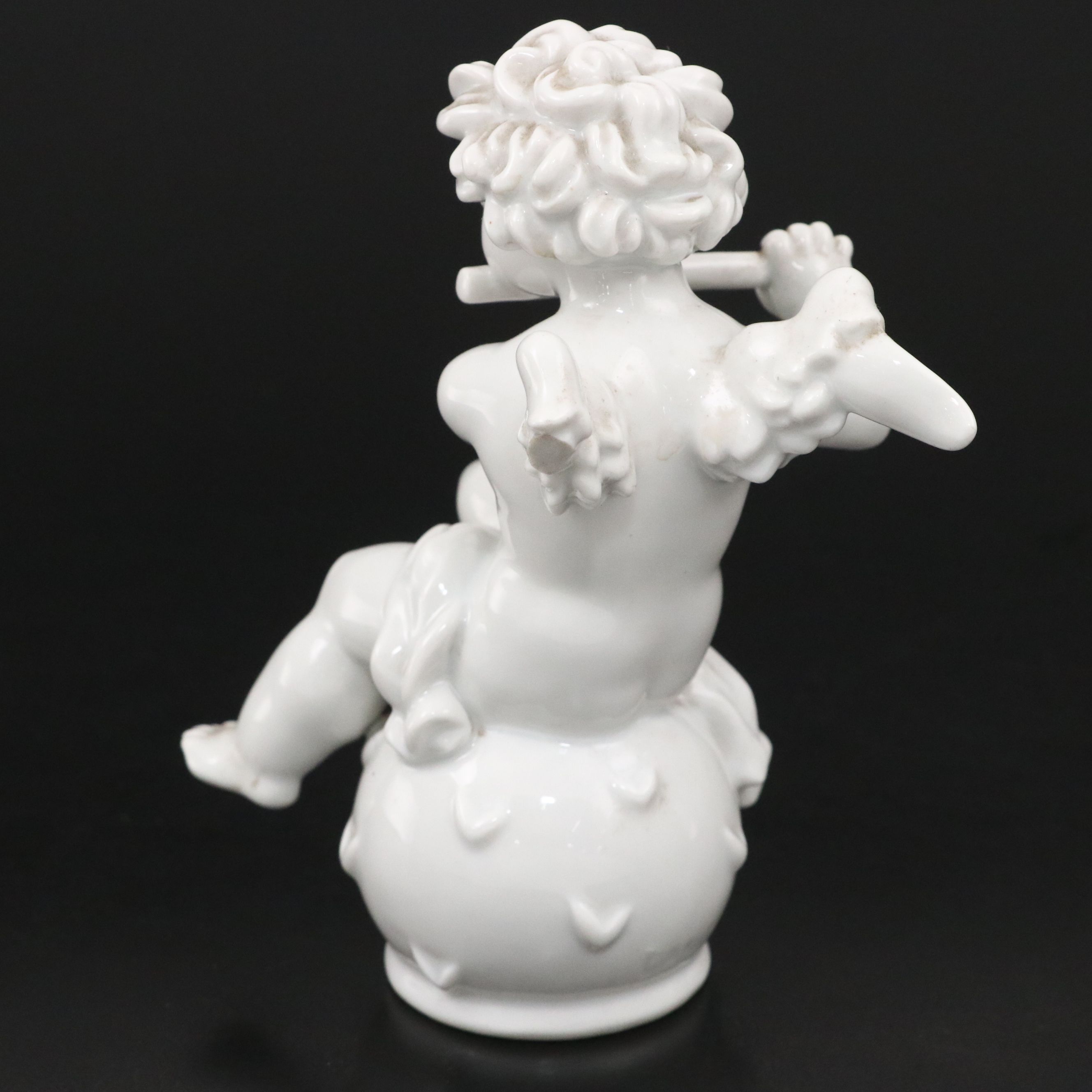 Rosenthal Blanc de Chine Flute Playing Putto