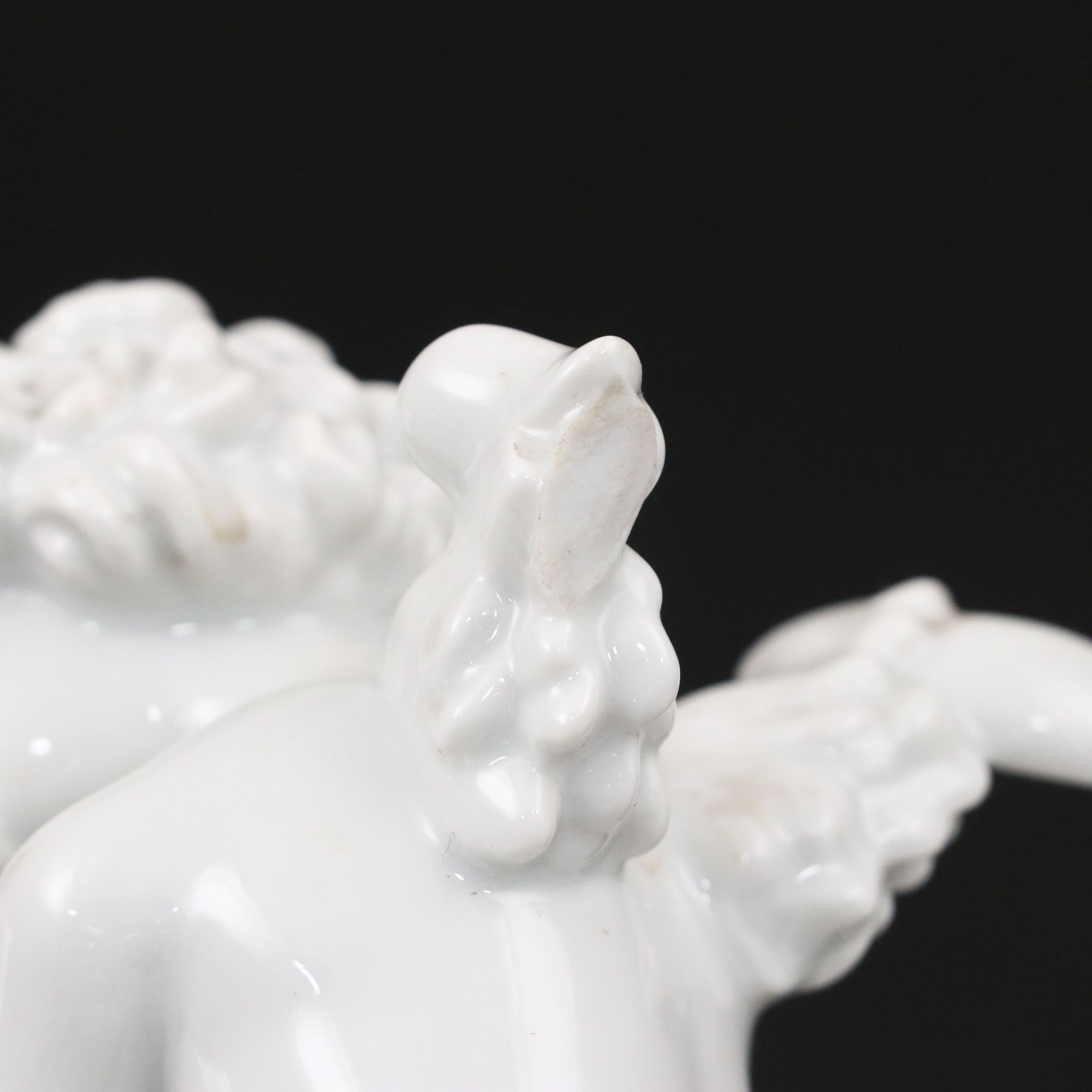 Rosenthal Blanc de Chine Flute Playing Putto