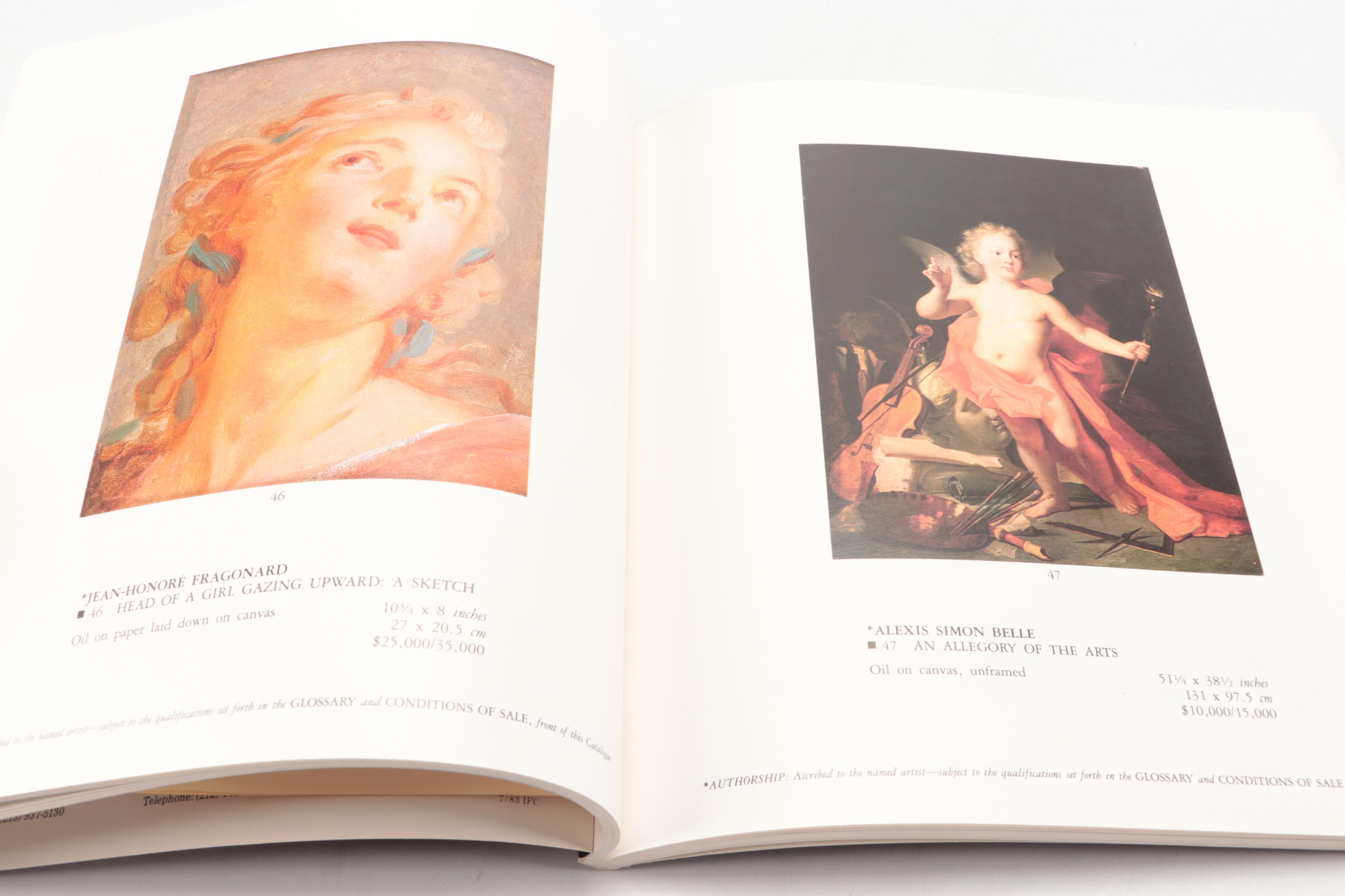 Sotheby's Old Master Paintings and Drawings Auction Catalogs, Late 20th C.