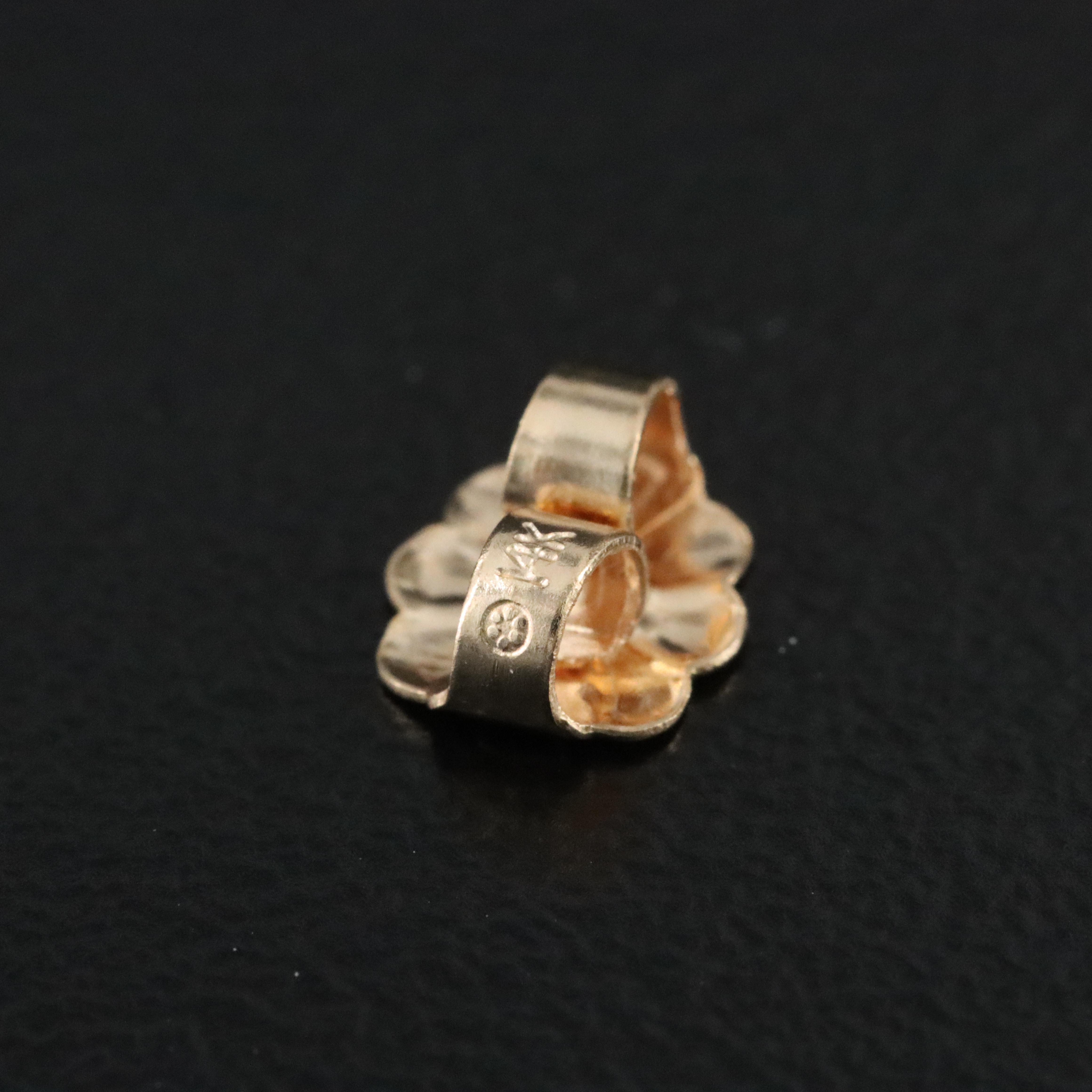 Landstrom's Black Hills Gold 10K Tri-Color Leaf Earrings