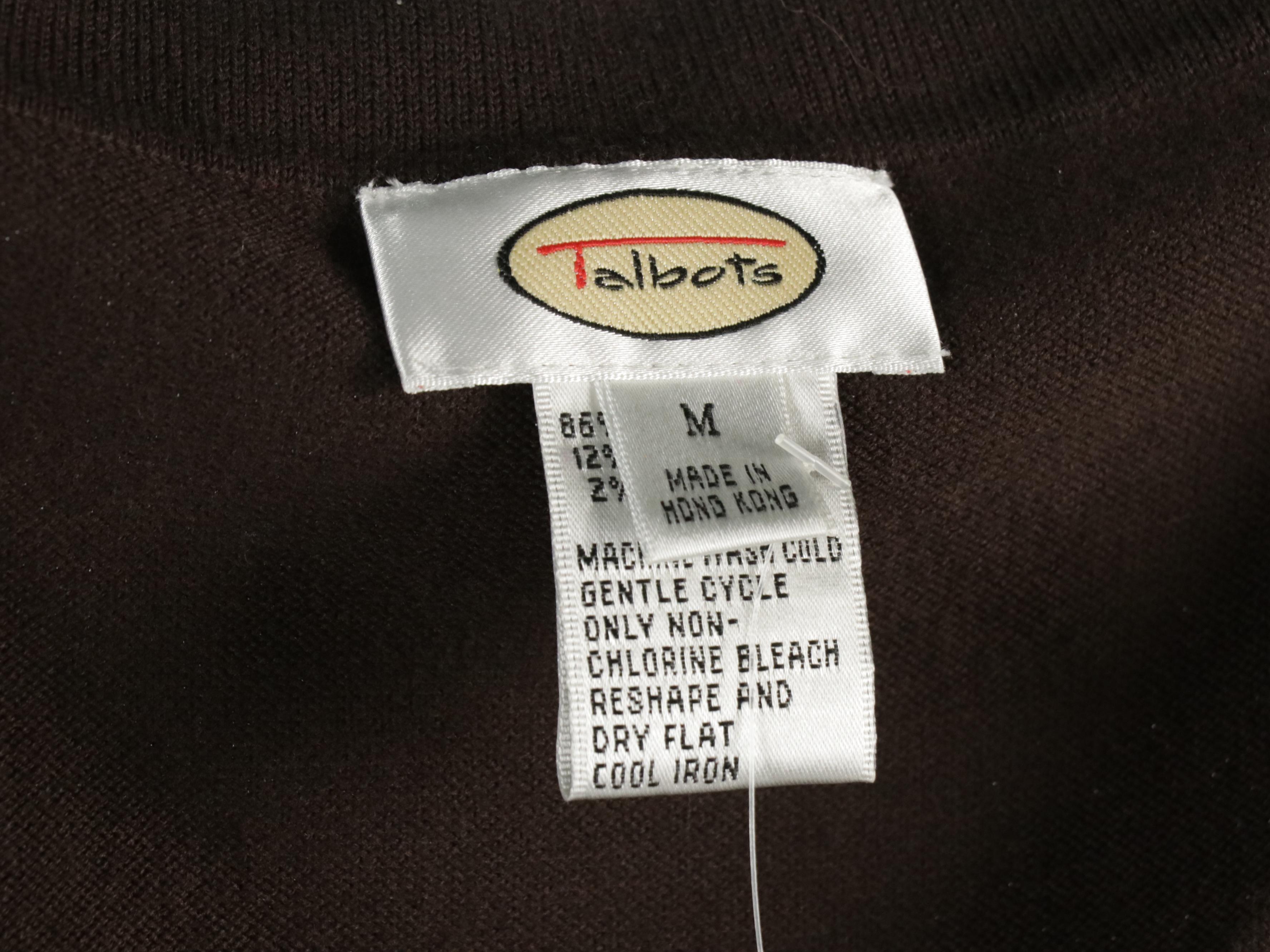 Talbots Lambswool Blend Metallic Polka Dot Sweater, Recycled Wool Blazer & More