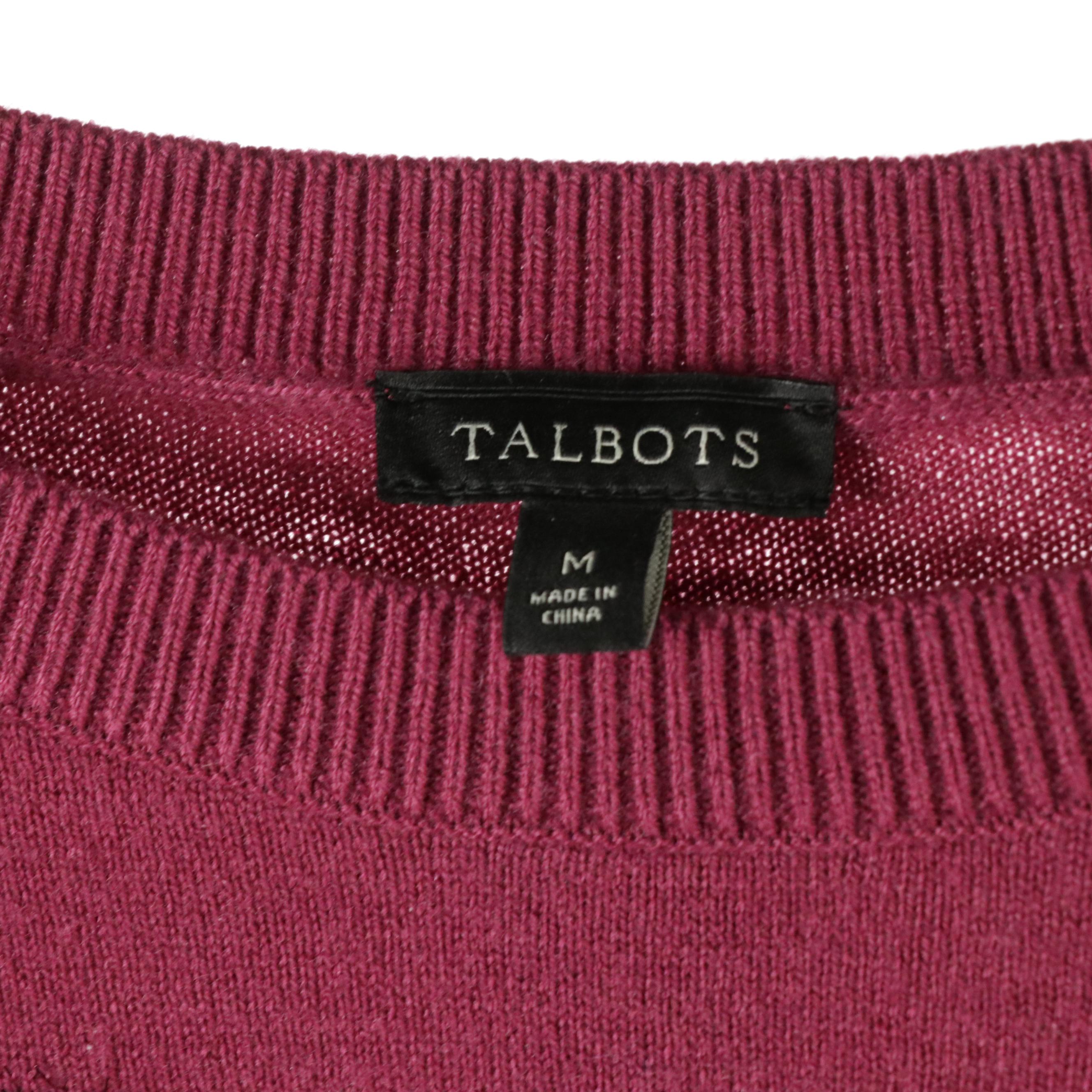 Talbots Lambswool Blend Metallic Polka Dot Sweater, Recycled Wool Blazer & More