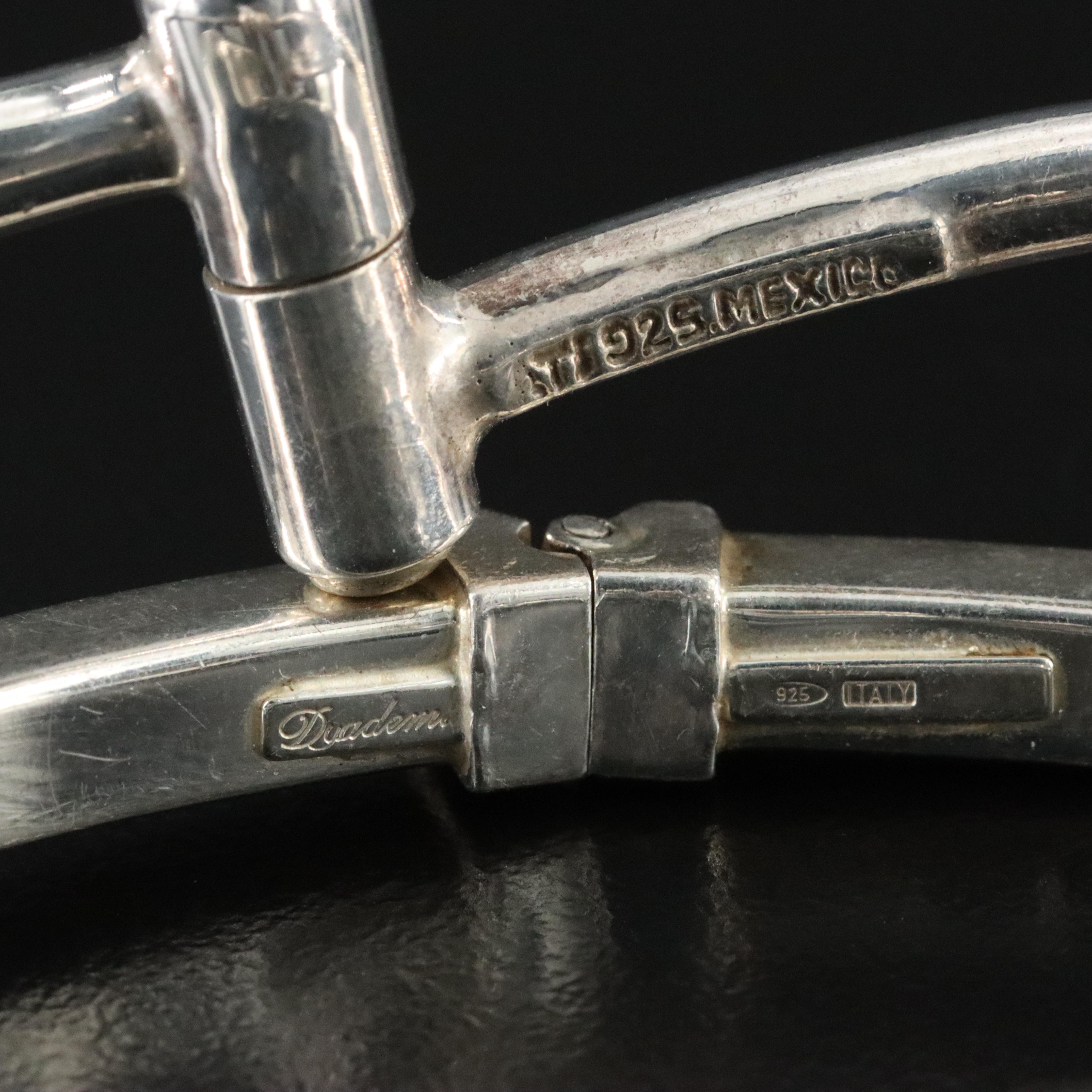 Sterling Bracelets Including Mexican and Italian