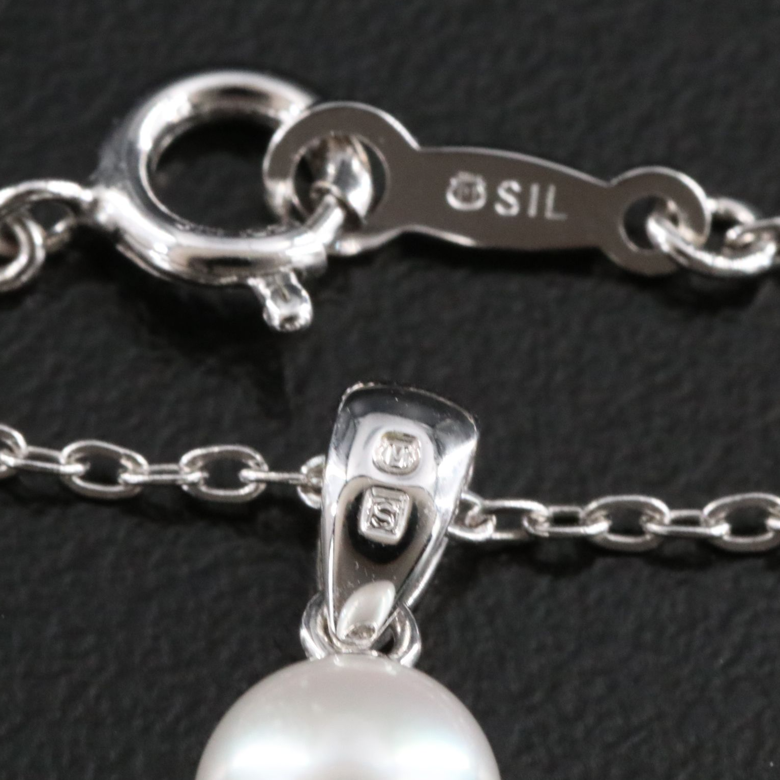 Mikimoto Sterling Pearl Pendant Necklace