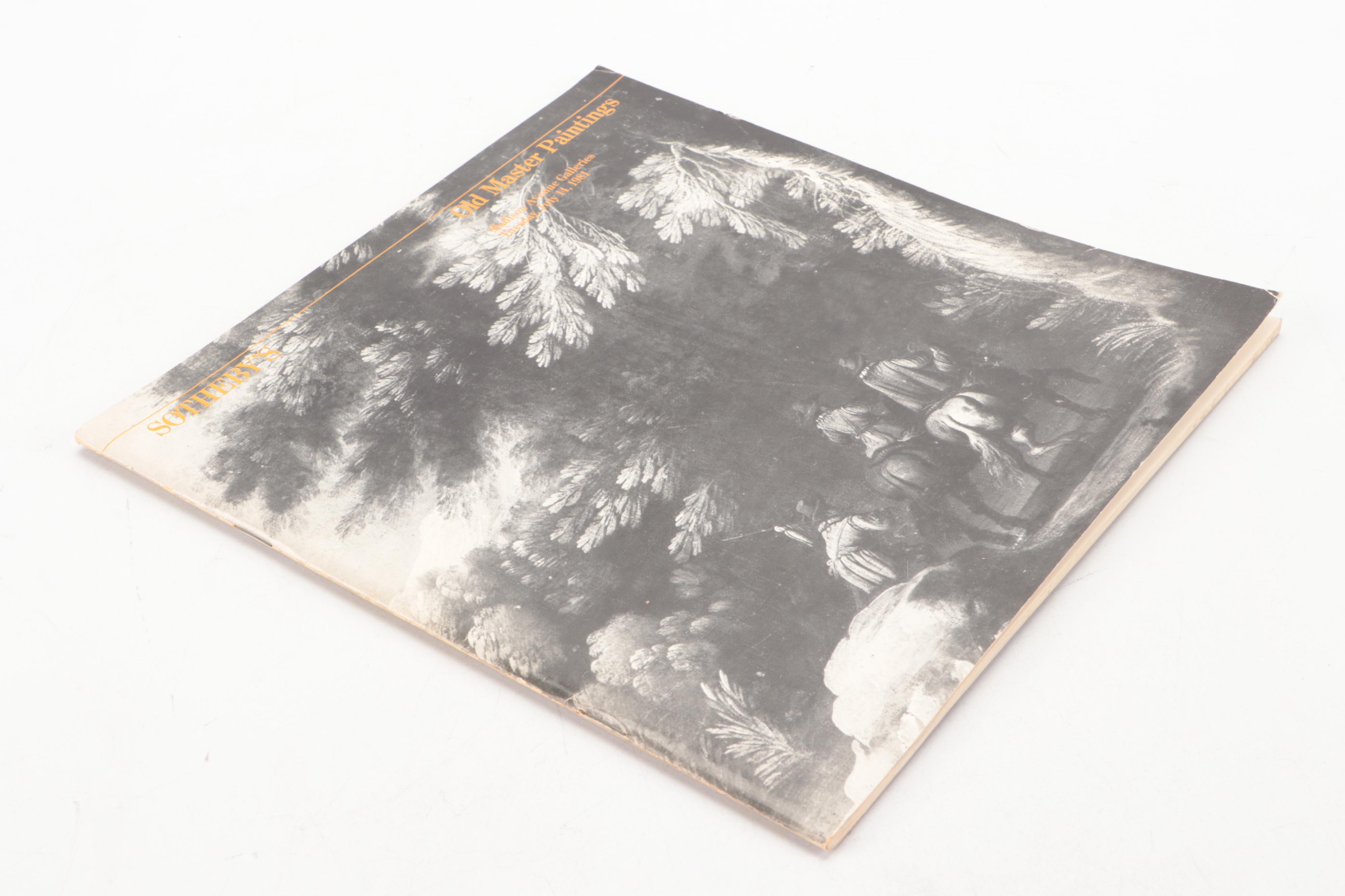 Sotheby's and Christie's Drawings and More Auction Catalogs, Late 20th C.