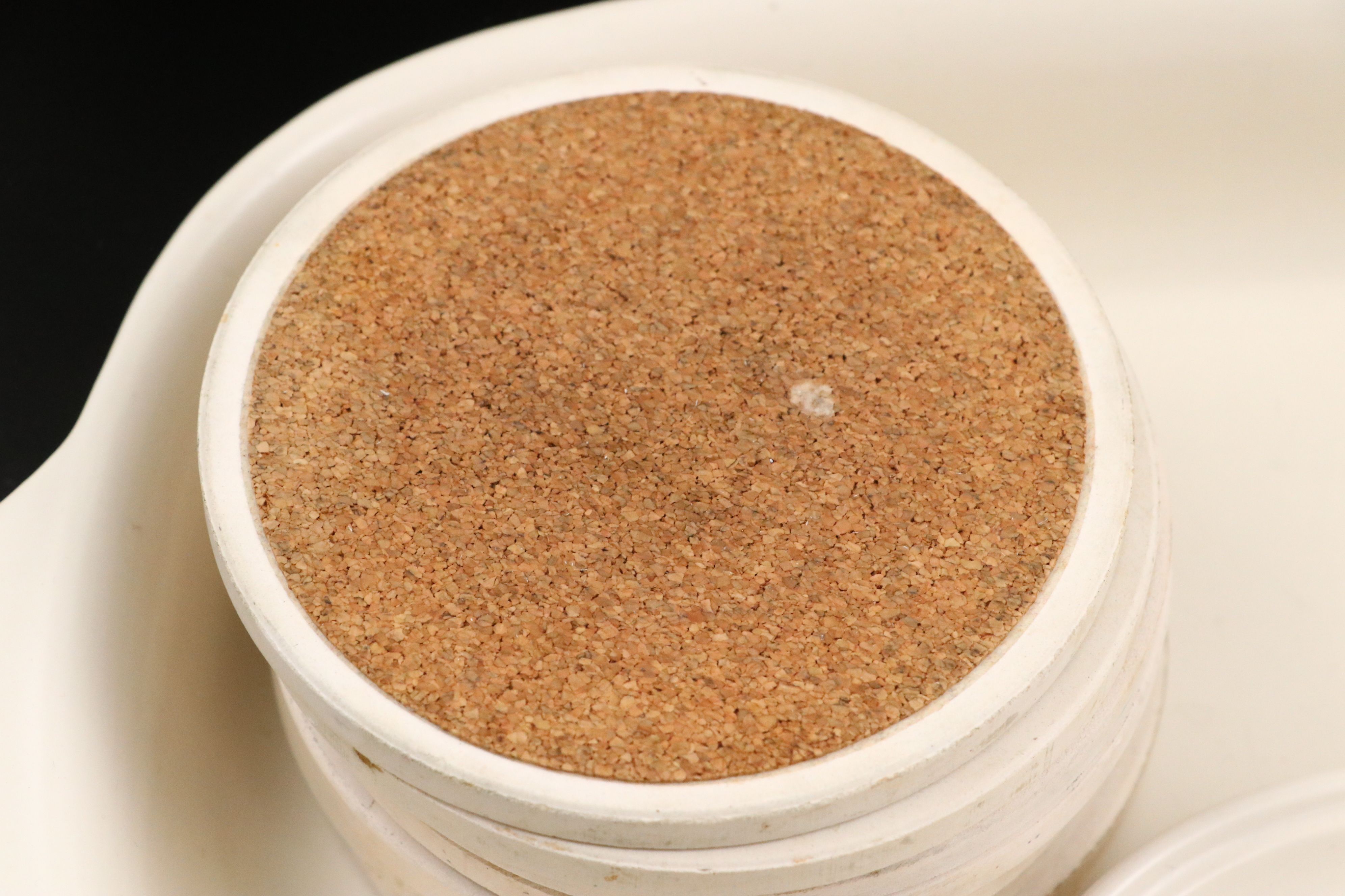 Pflatzgraff "Tea Rose" Ceramic, Glass, and Plastic Dinnerware with Fabric Cover