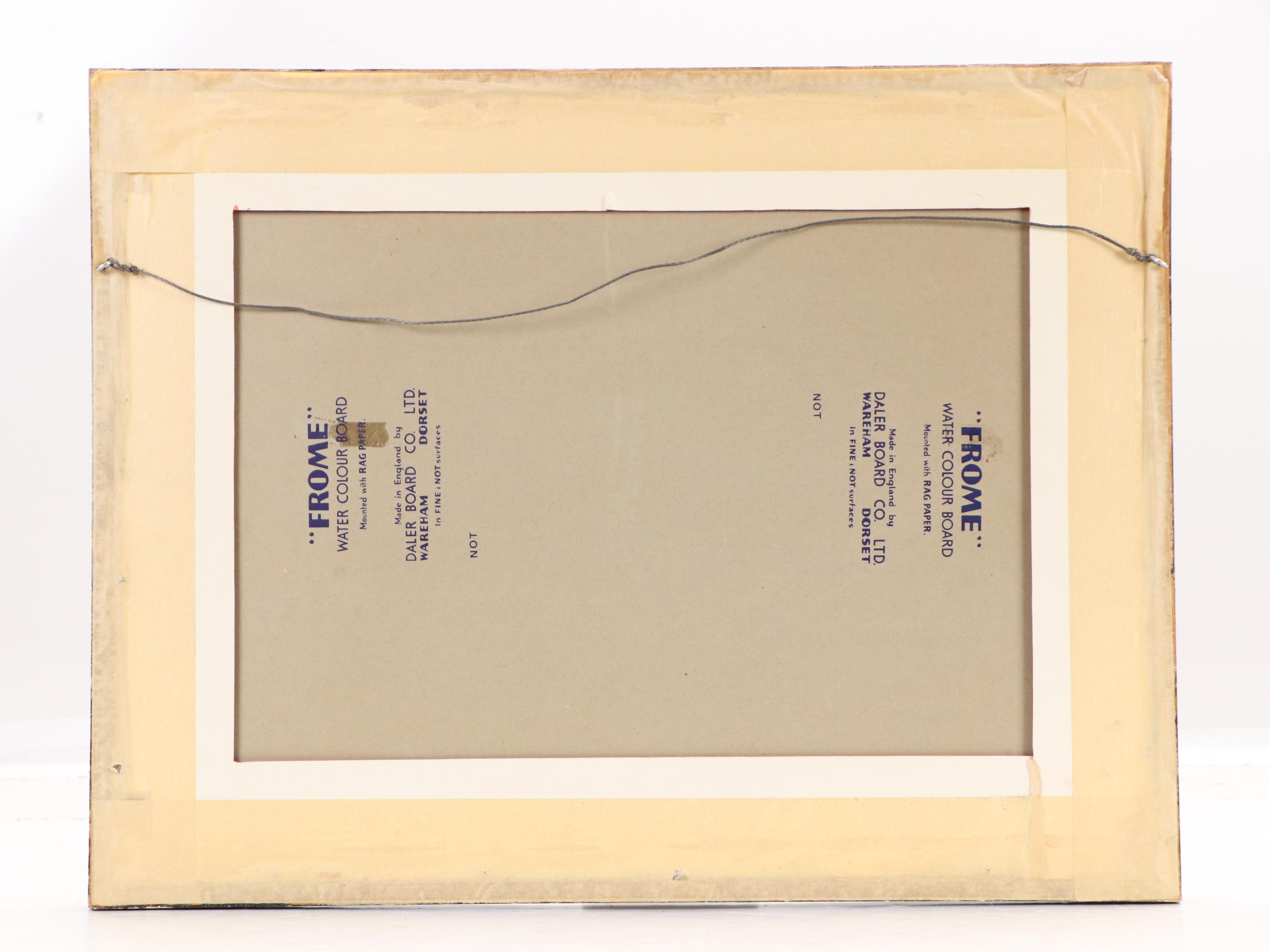 Clive Kidder Watercolor "Welford-on-Avon," 1973