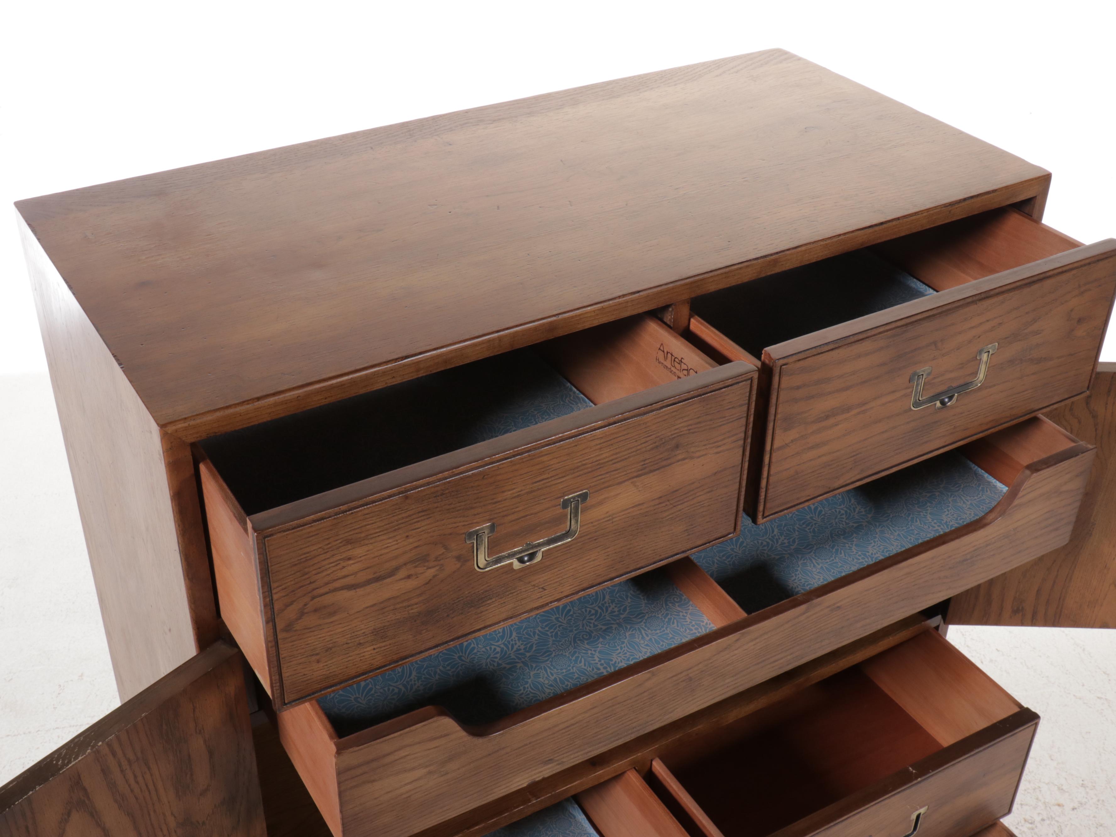 Henredon Fine Furniture "Artefacts" Campaign Style Highboy Dresser