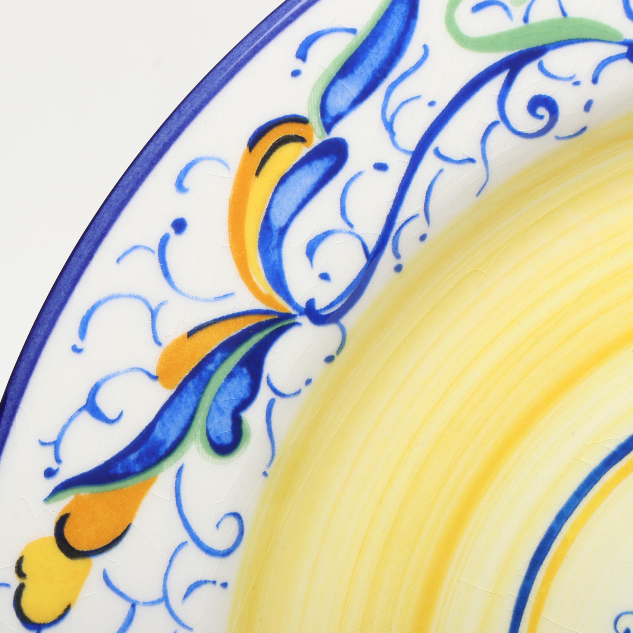 Pier 1 "Mirandela" Earthenware Dinner Plates