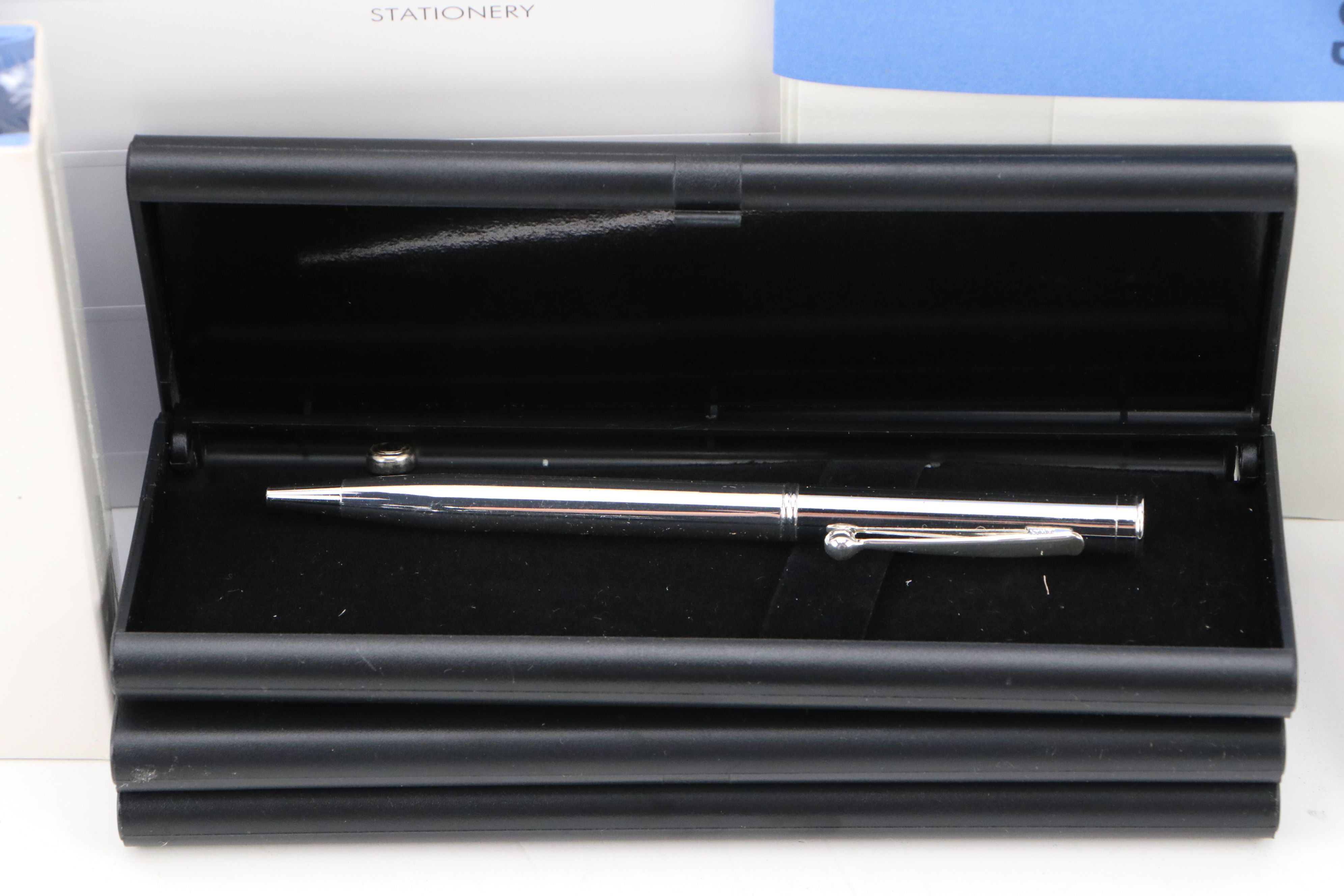 Concord British Airways Memorabilia with Watches, Silver Plate Pens and Pencils
