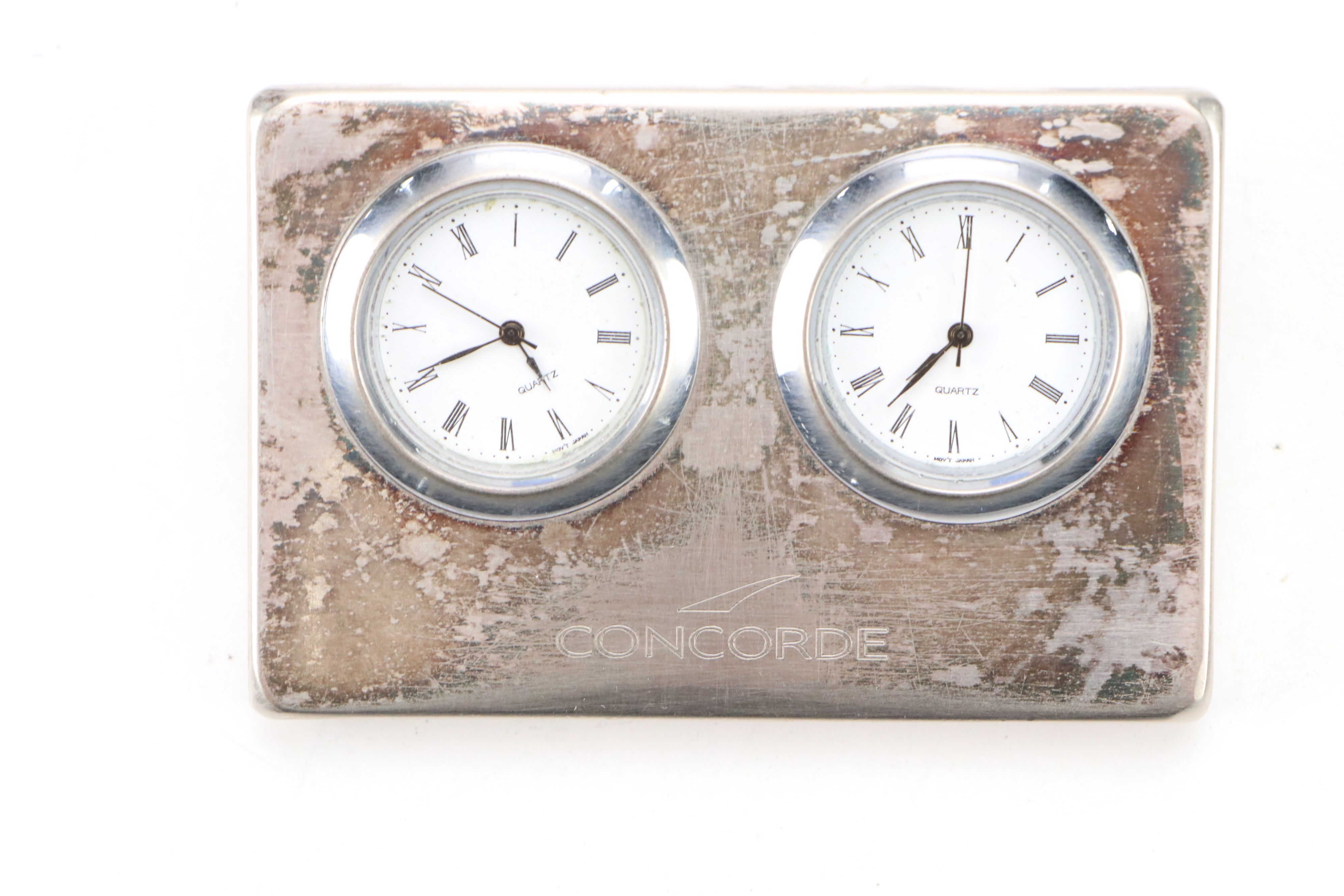 Concord British Airways Memorabilia with Watches, Silver Plate Pens and Pencils