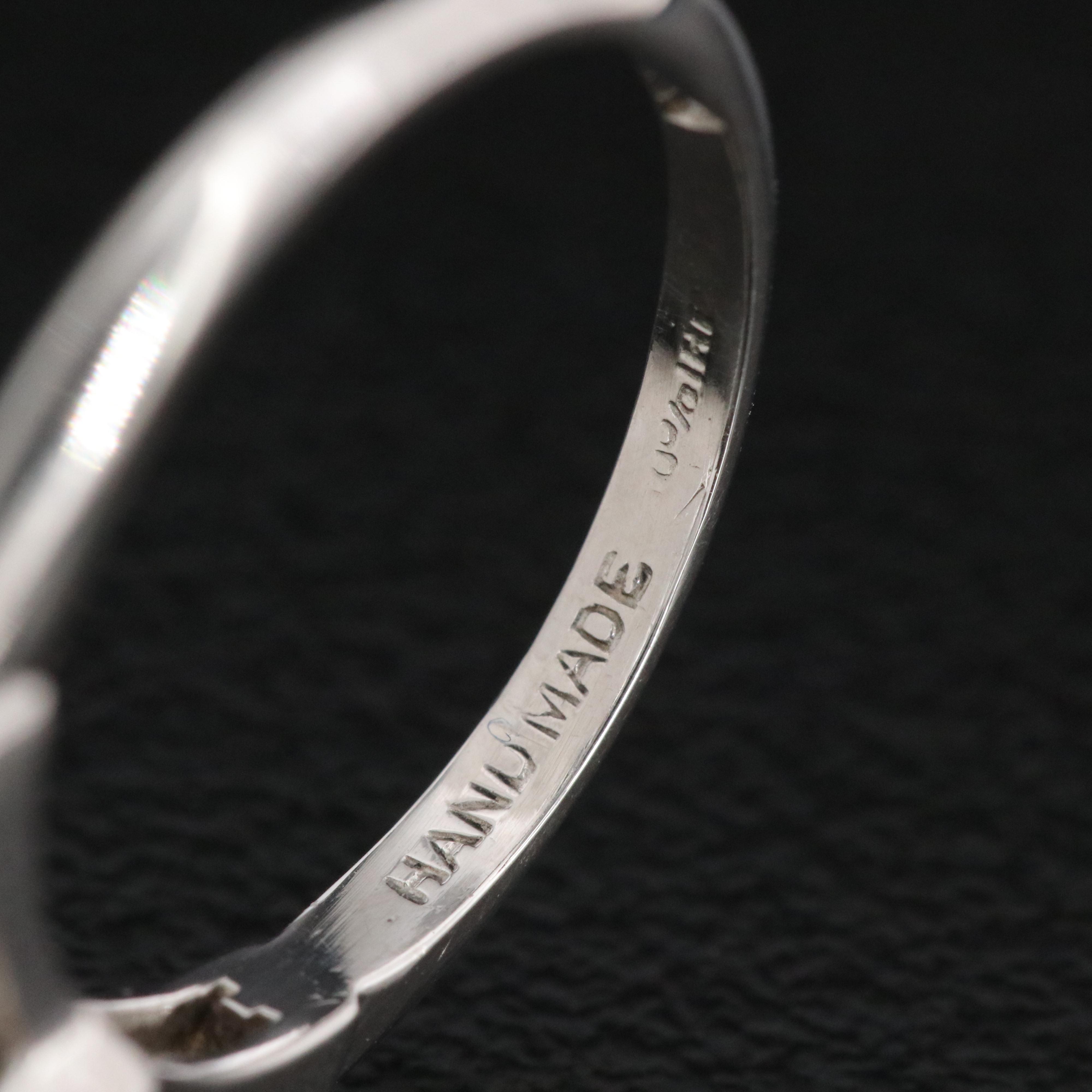 Platinum 1.19 CTW Diamond Ring with Lab Grown Diamond Center