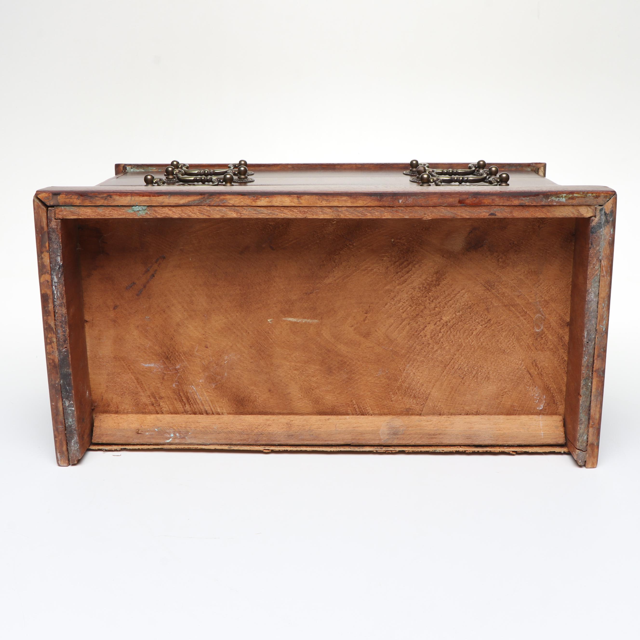 Three-Drawer Wooden Flatware Cabinet