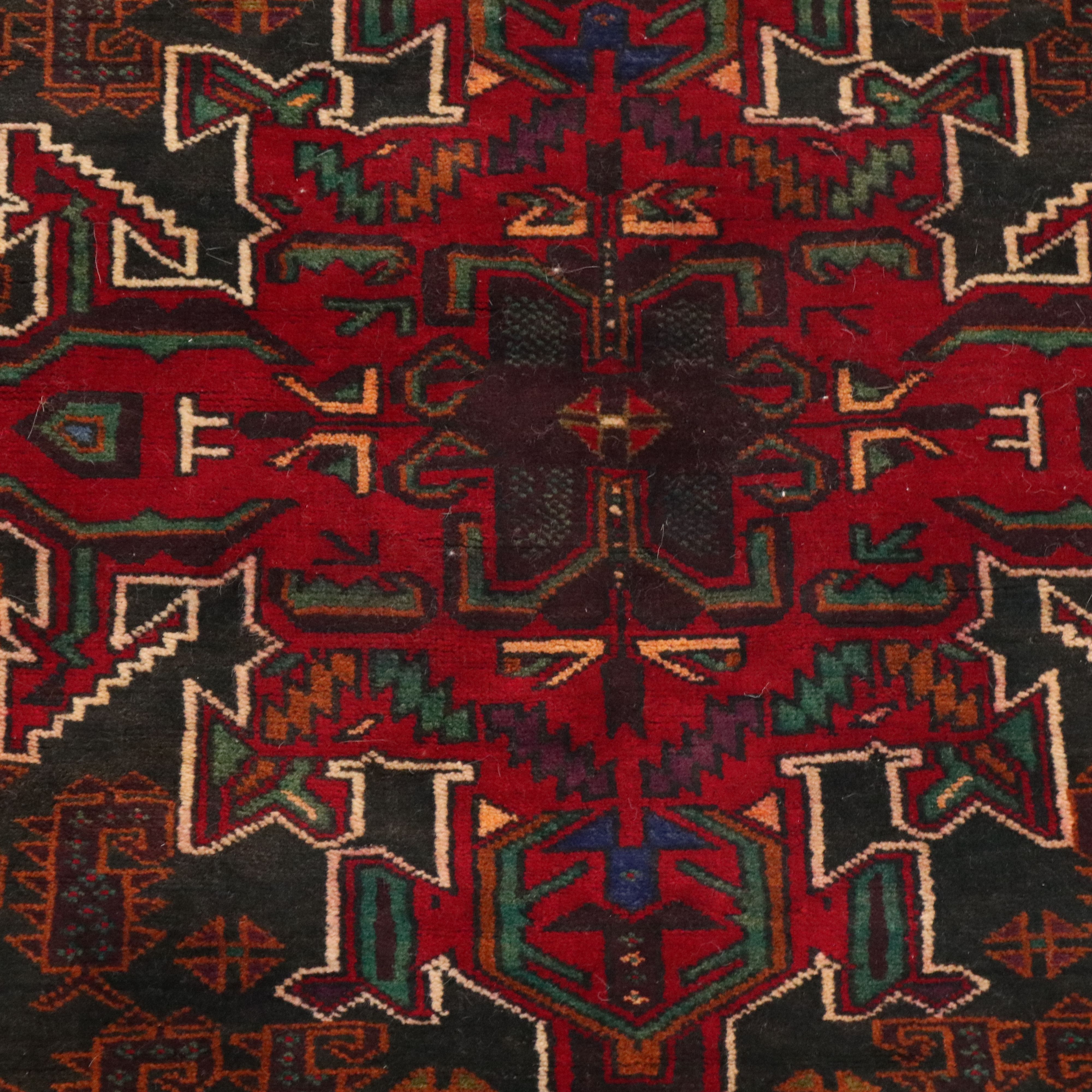 3'8 x 6'6 Hand-Knotted Afghan Baluch Area Rug
