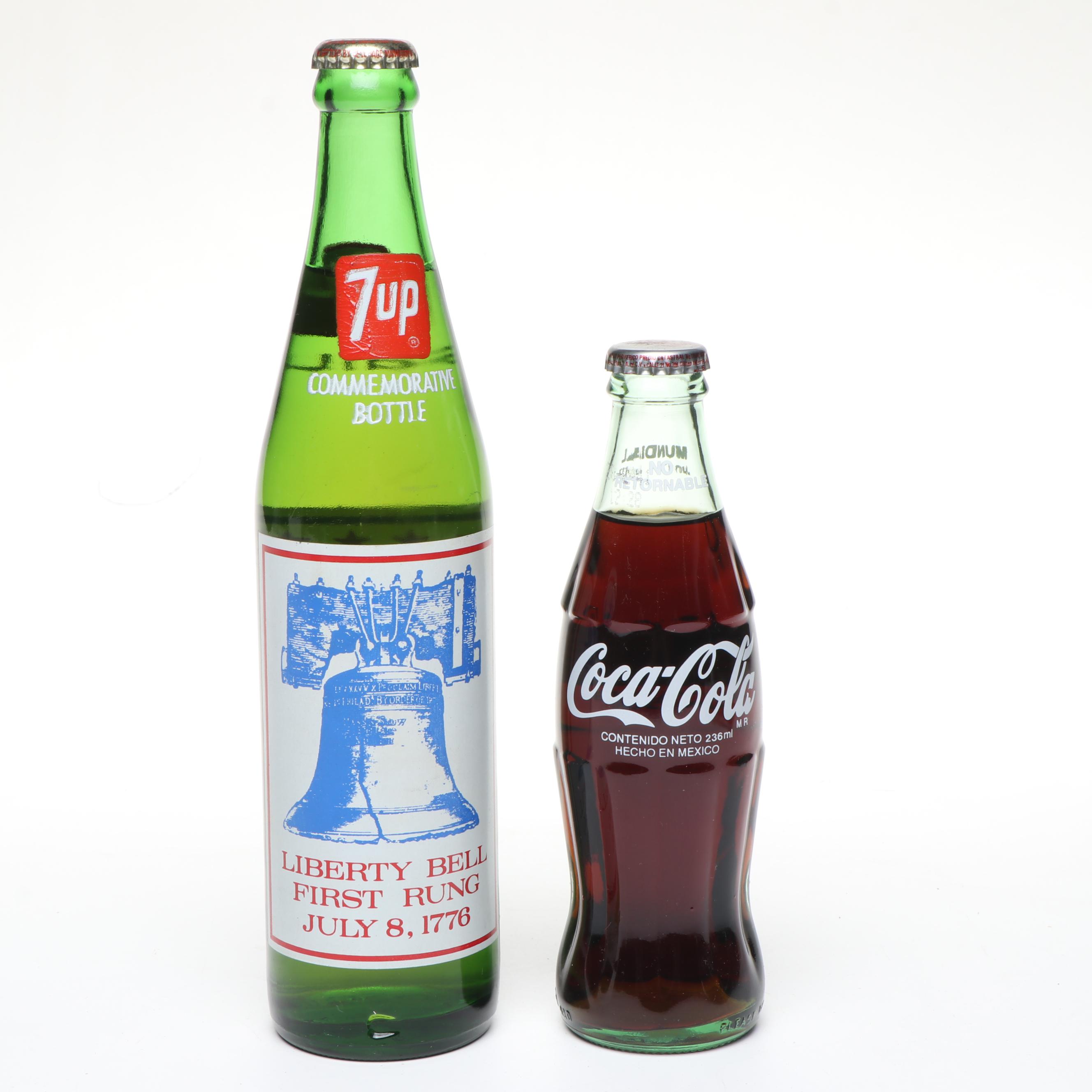 Coca-Cola "Refreshing! Delicious!" Tray with Bottles and Wagon Toy