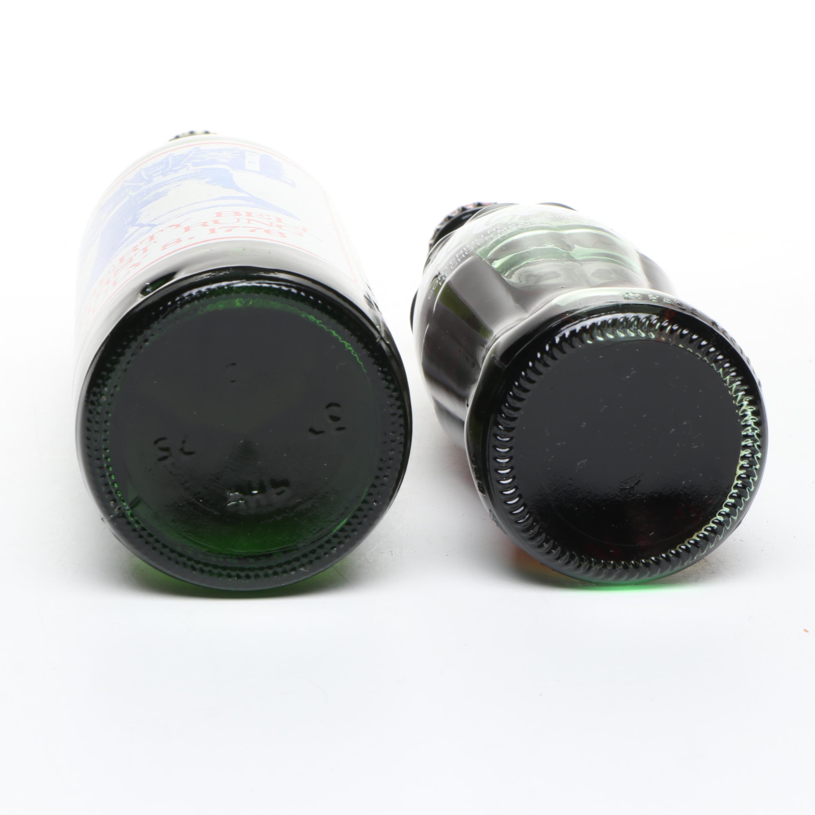 Coca-Cola "Refreshing! Delicious!" Tray with Bottles and Wagon Toy