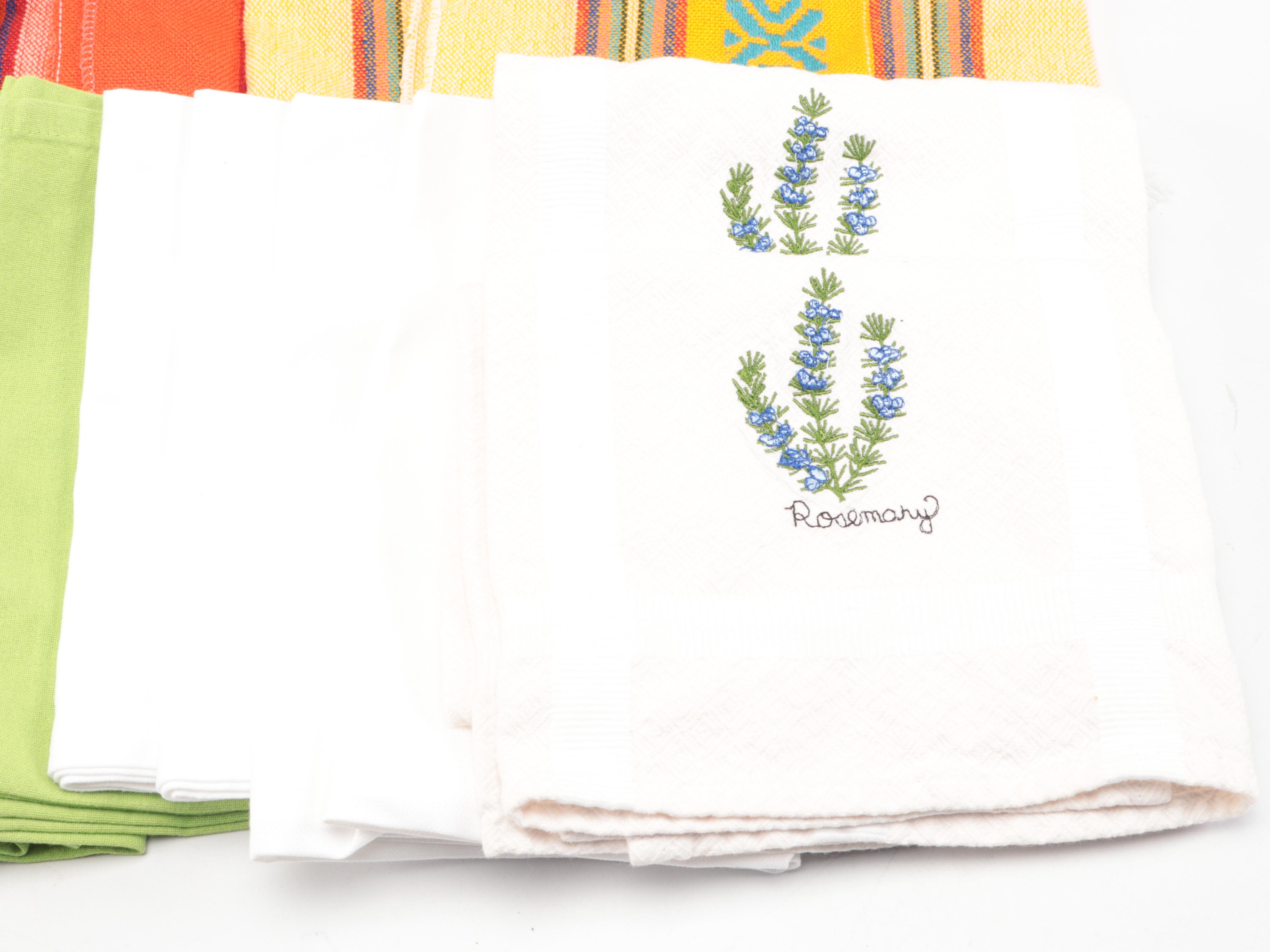 John McLeod Classic Birch Salad Bowl, Overweft Pattern Napkins and More