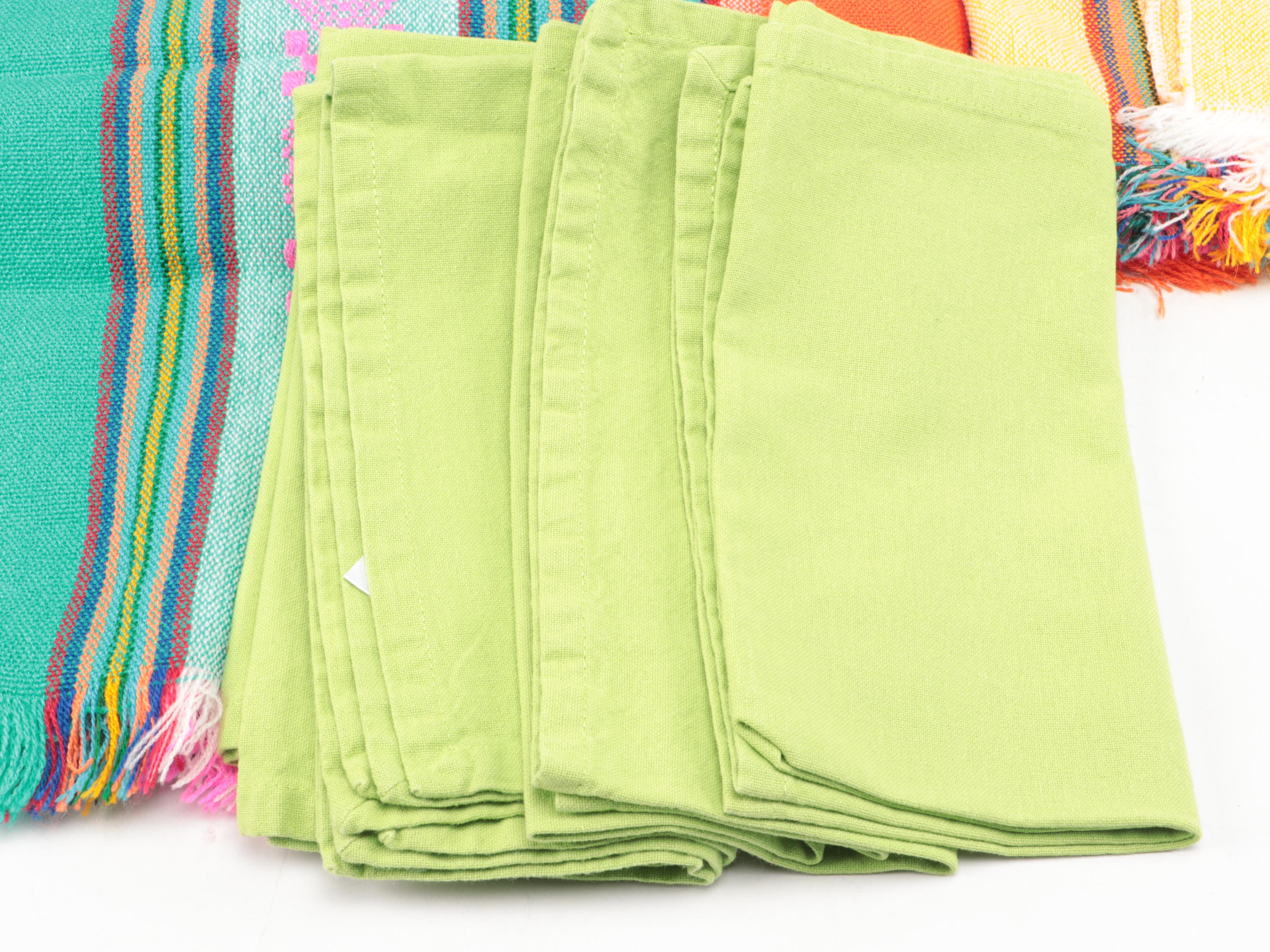 John McLeod Classic Birch Salad Bowl, Overweft Pattern Napkins and More