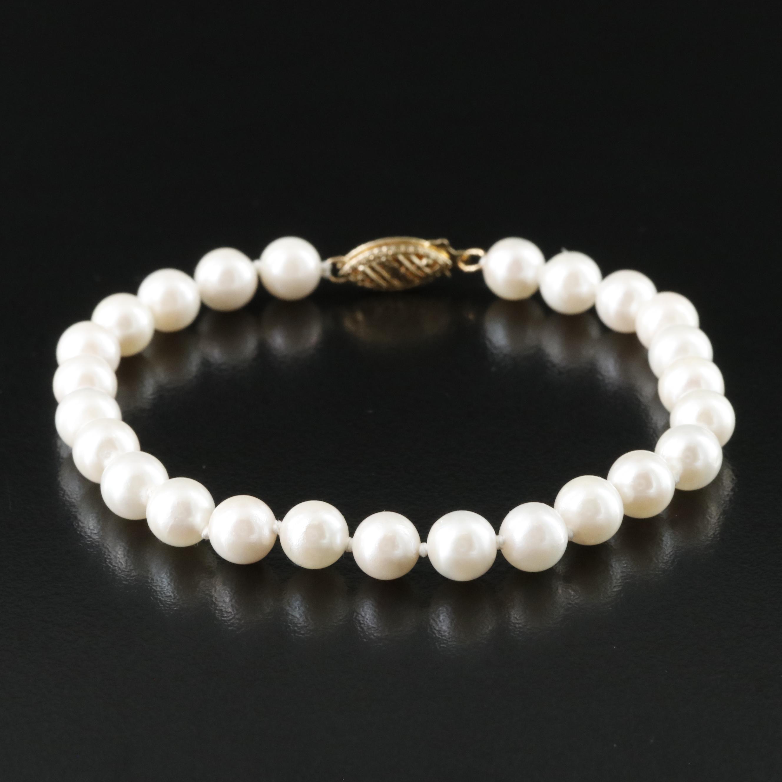 14K Pearl Jewelry Set