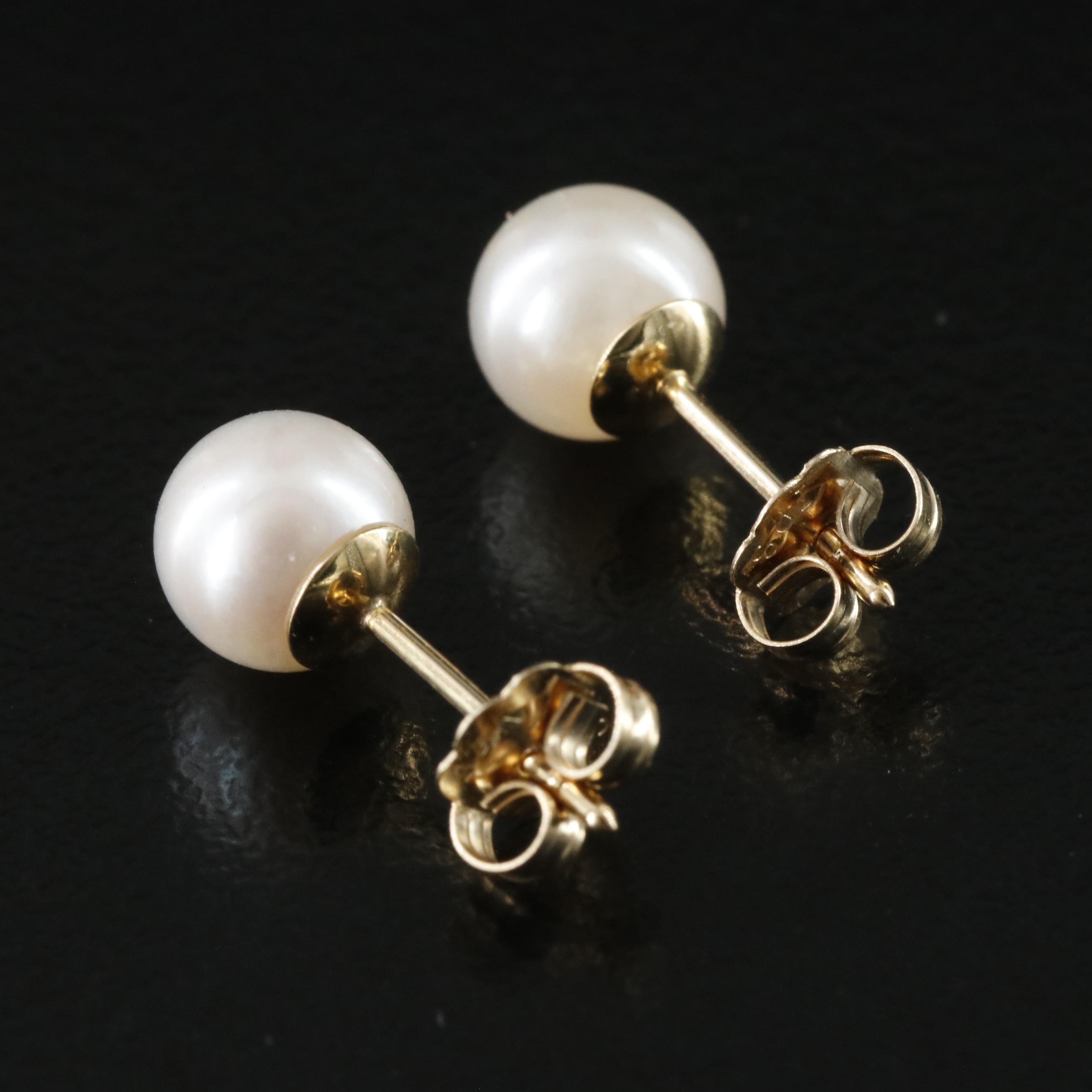 14K Pearl Jewelry Set