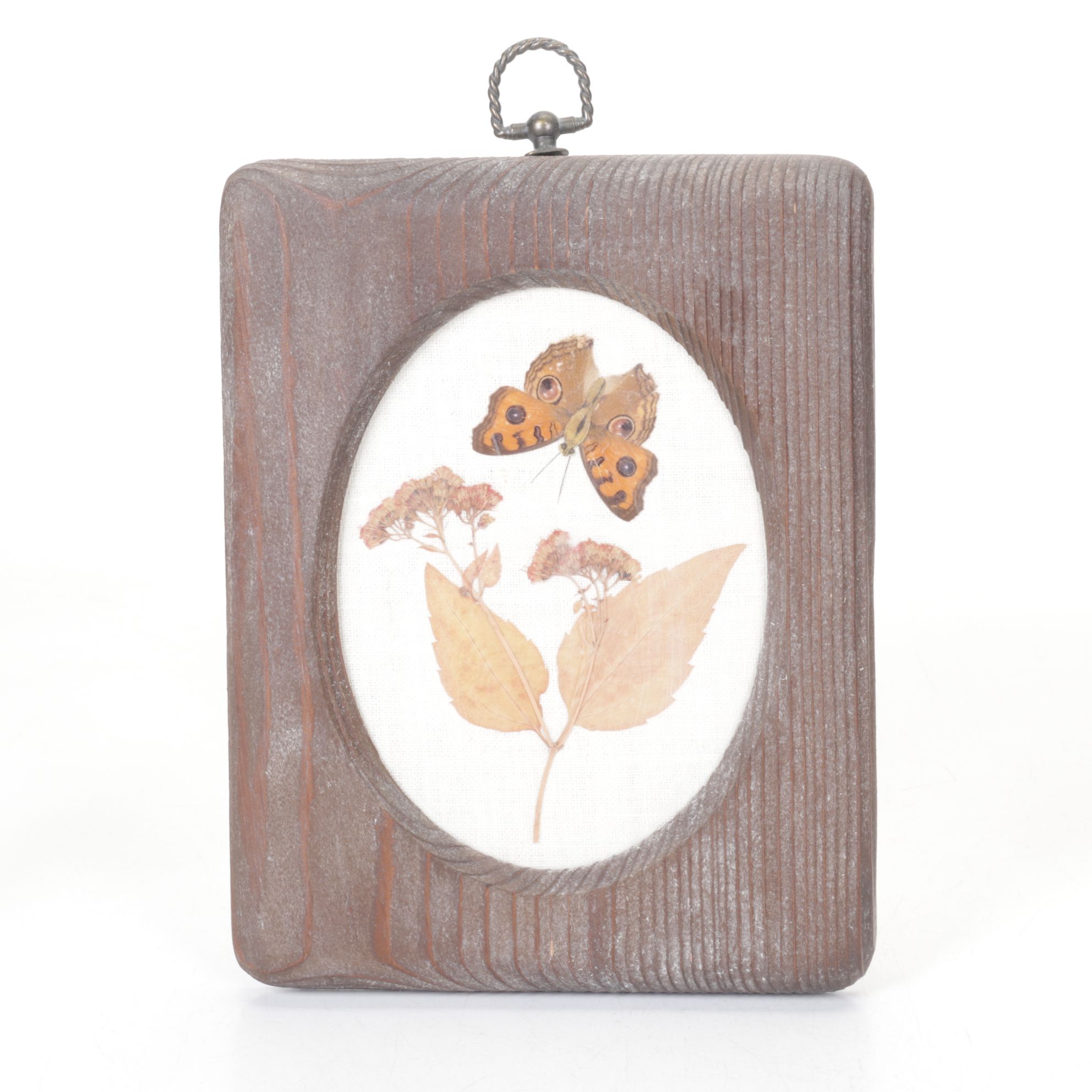 Pressed Flower & Butterfly Framed Wall Decor
