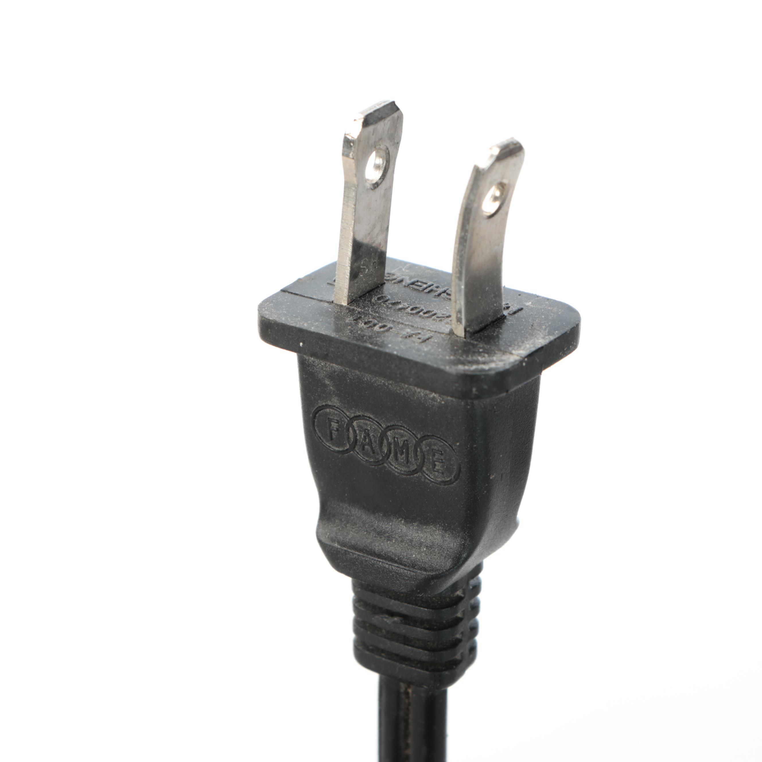 Rougier Style Spiral Glass Lamp with Spiral Metal Stand