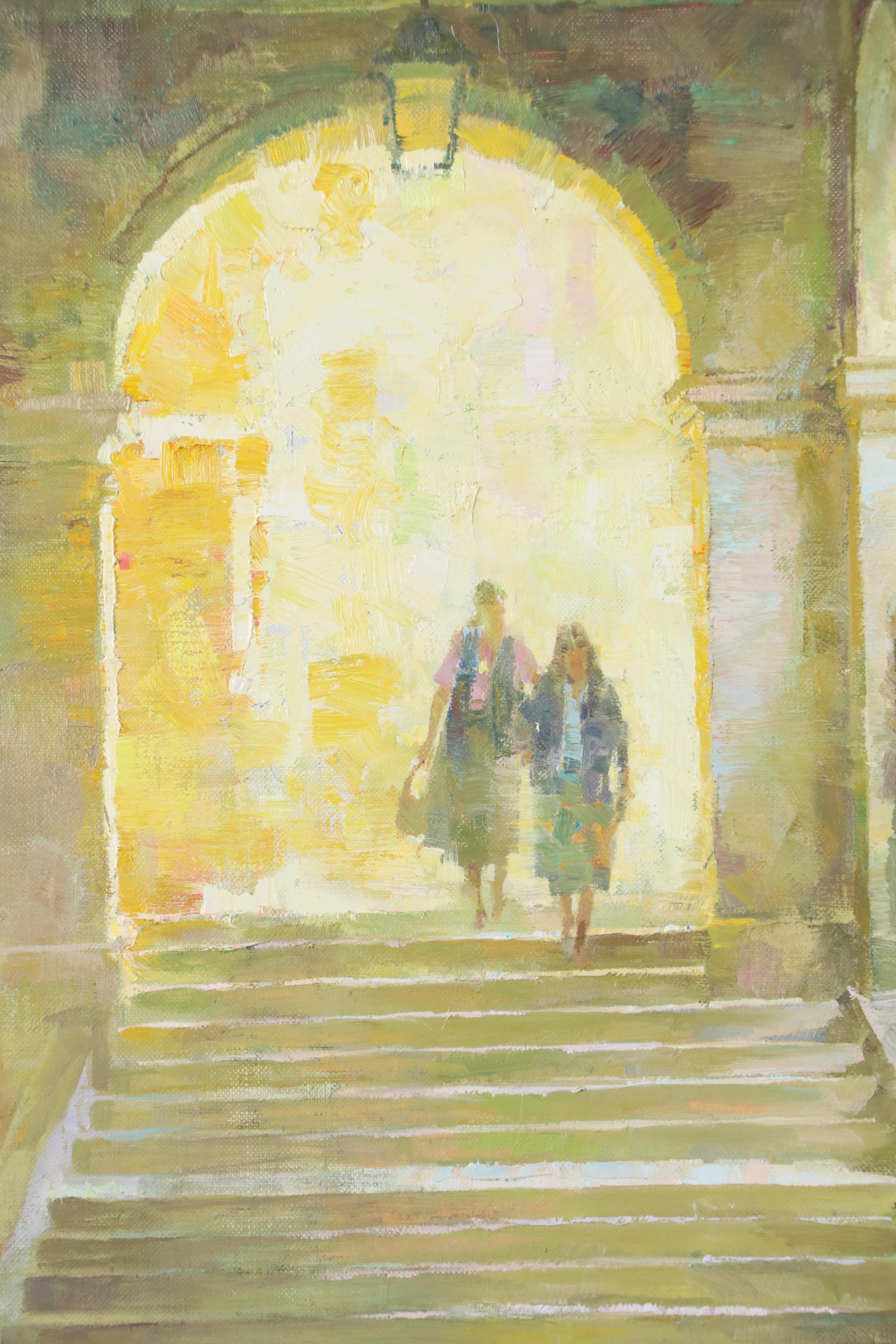John Michael Carter Oil Painting "Passage Way," 2001